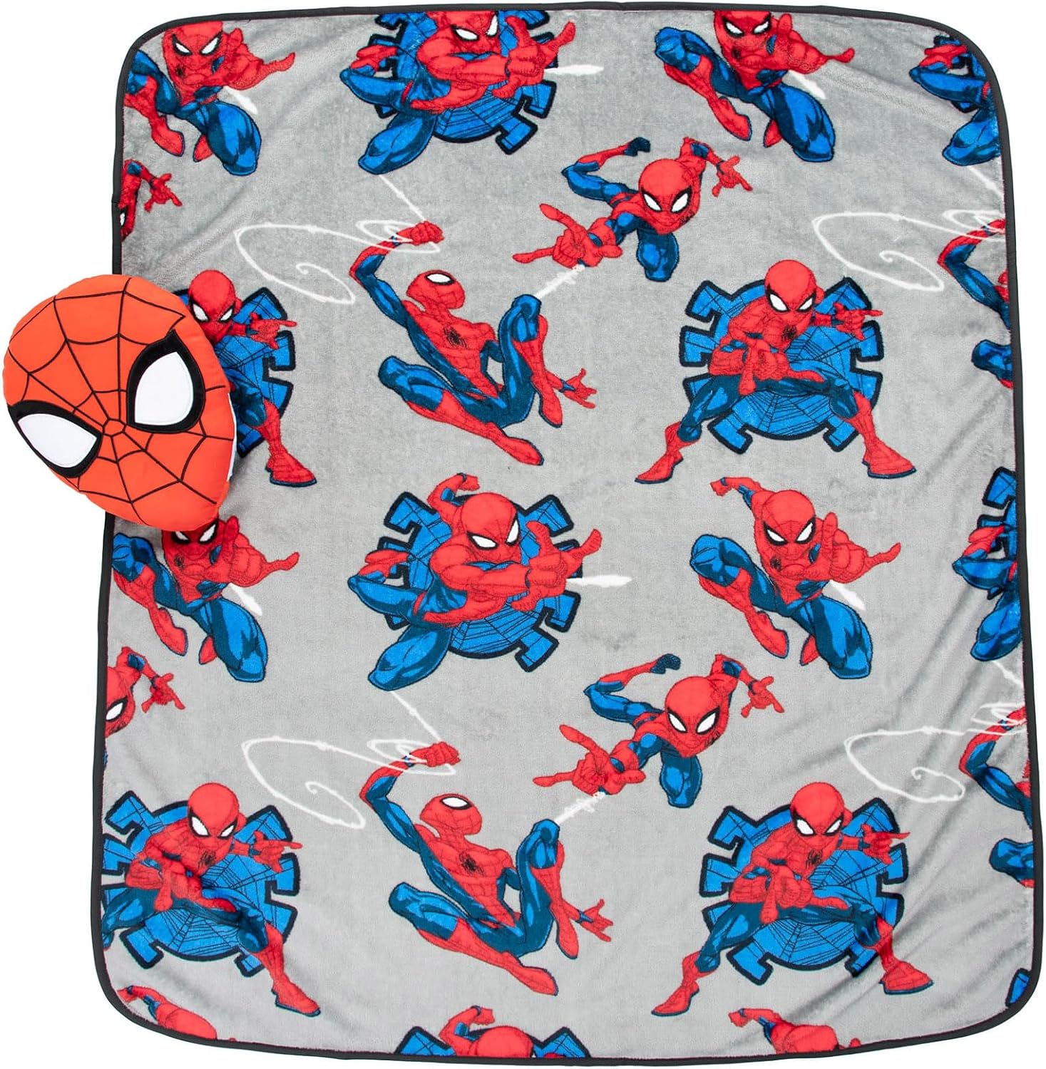 Jay Franco Spiderman Throw Blanket Pillow Set