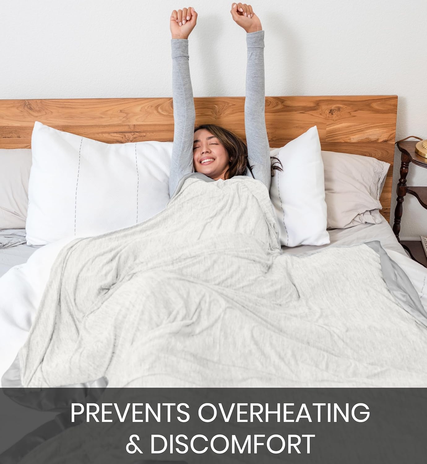 Everlasting Comfort Cooling Blanket for Hot Sleepers - 60x80 Dual-Sided