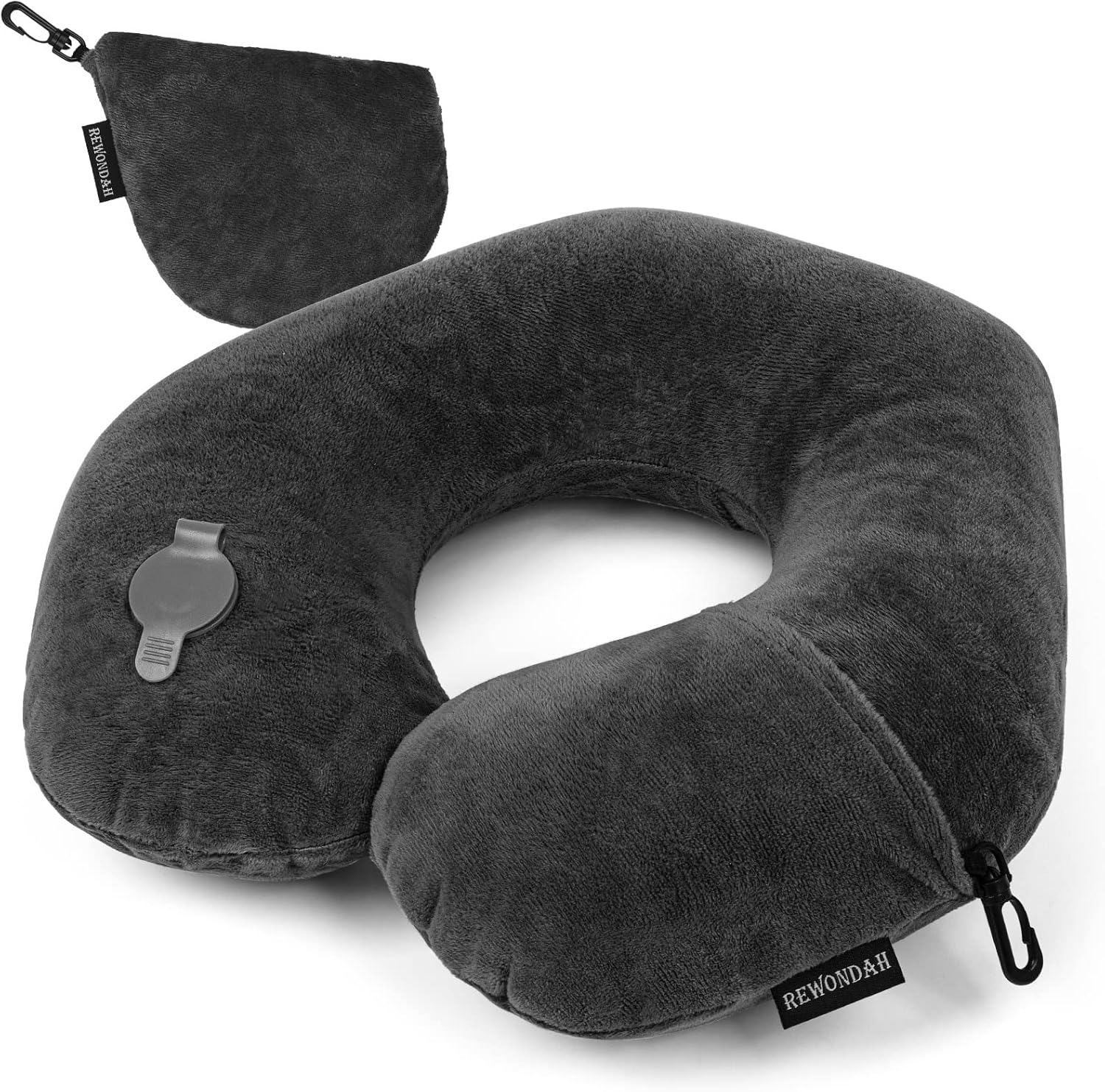 Rewondah Inflatable Travel Pillow for Flights and Trips