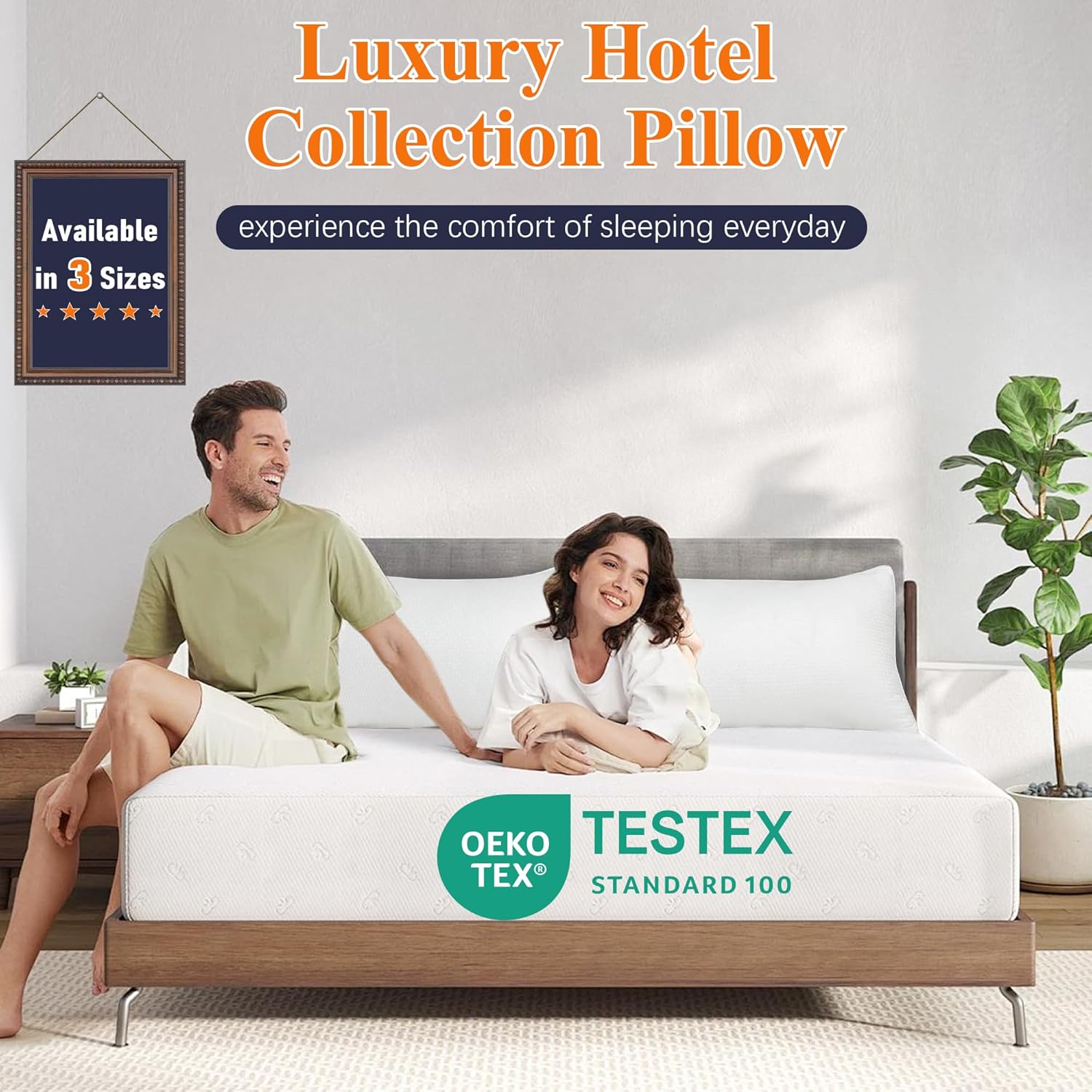 AIAEL Hotel Bed Pillows Queen Set of 2 with Cooling Mesh