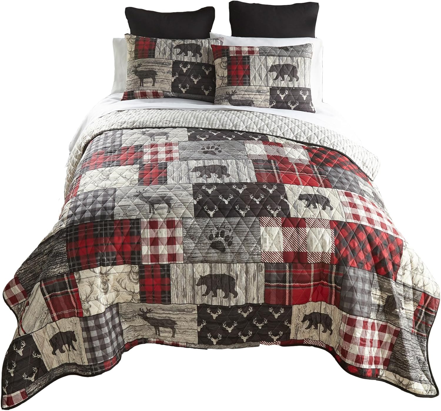 Donna Sharp Reversible Quilt Set - 3 Piece
