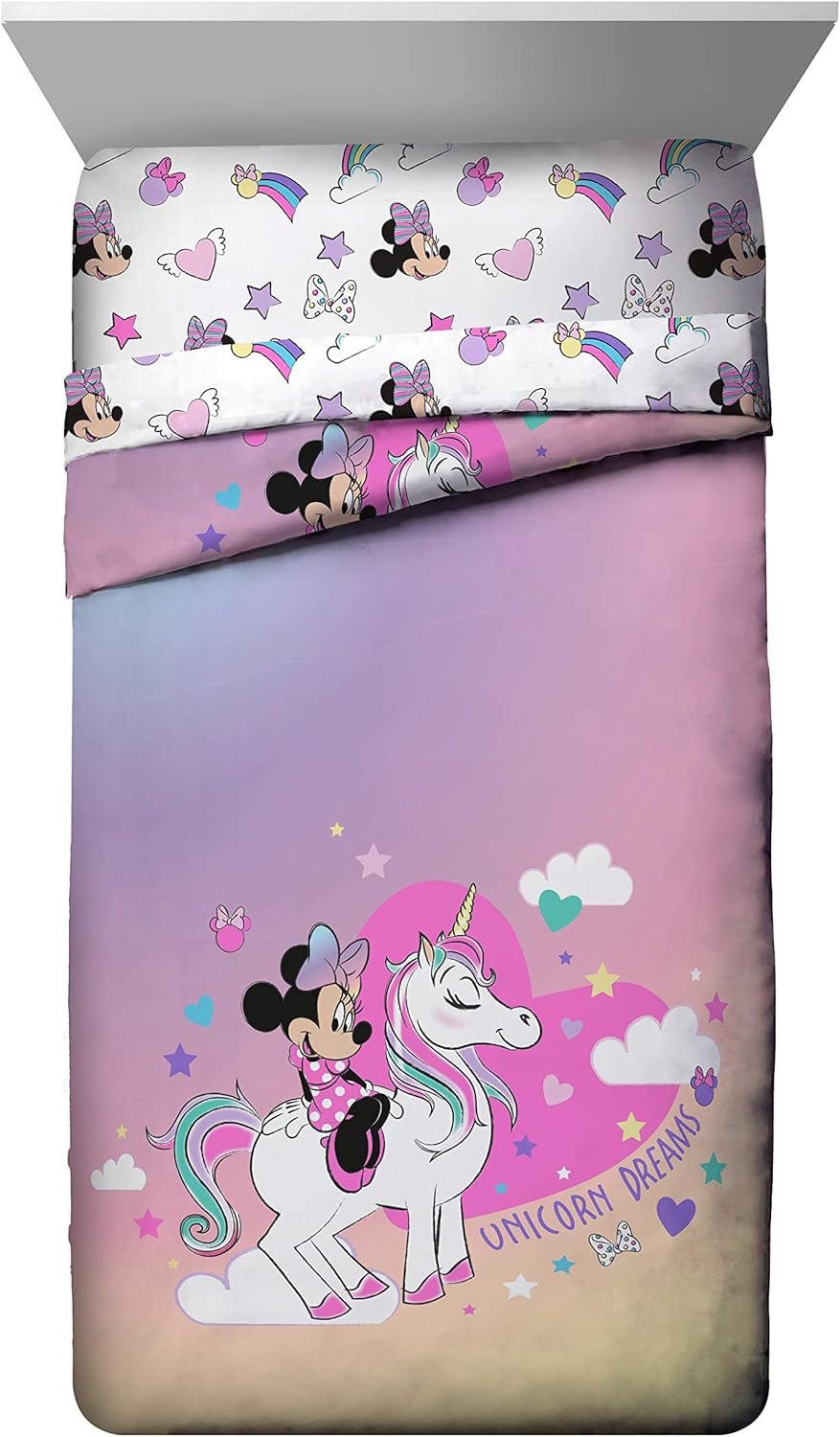 Jay Franco Disney Minnie Mouse Comforter Set 5 Piece
