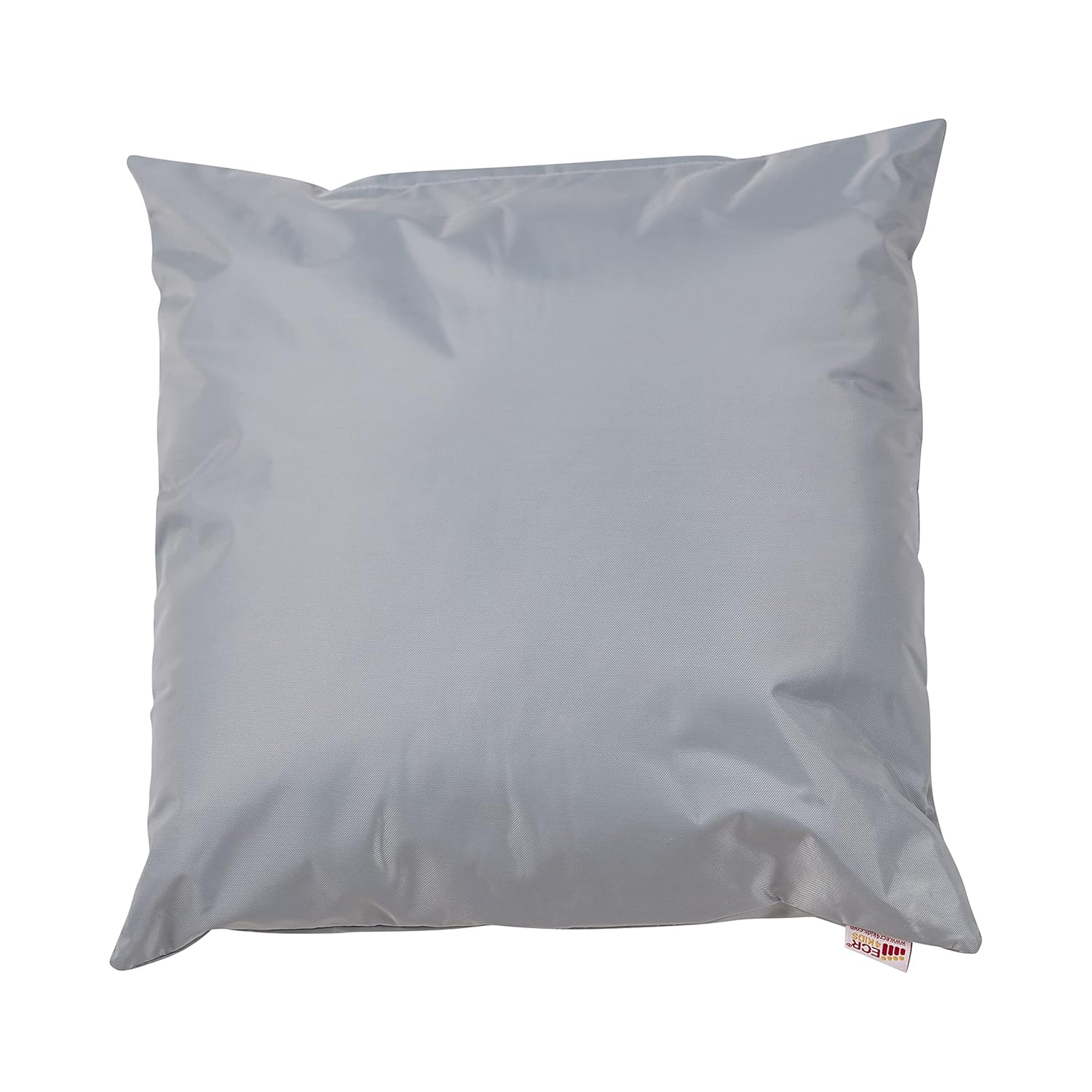 ECR4Kids Jumbo Floor Pillow 27in Light Grey 1