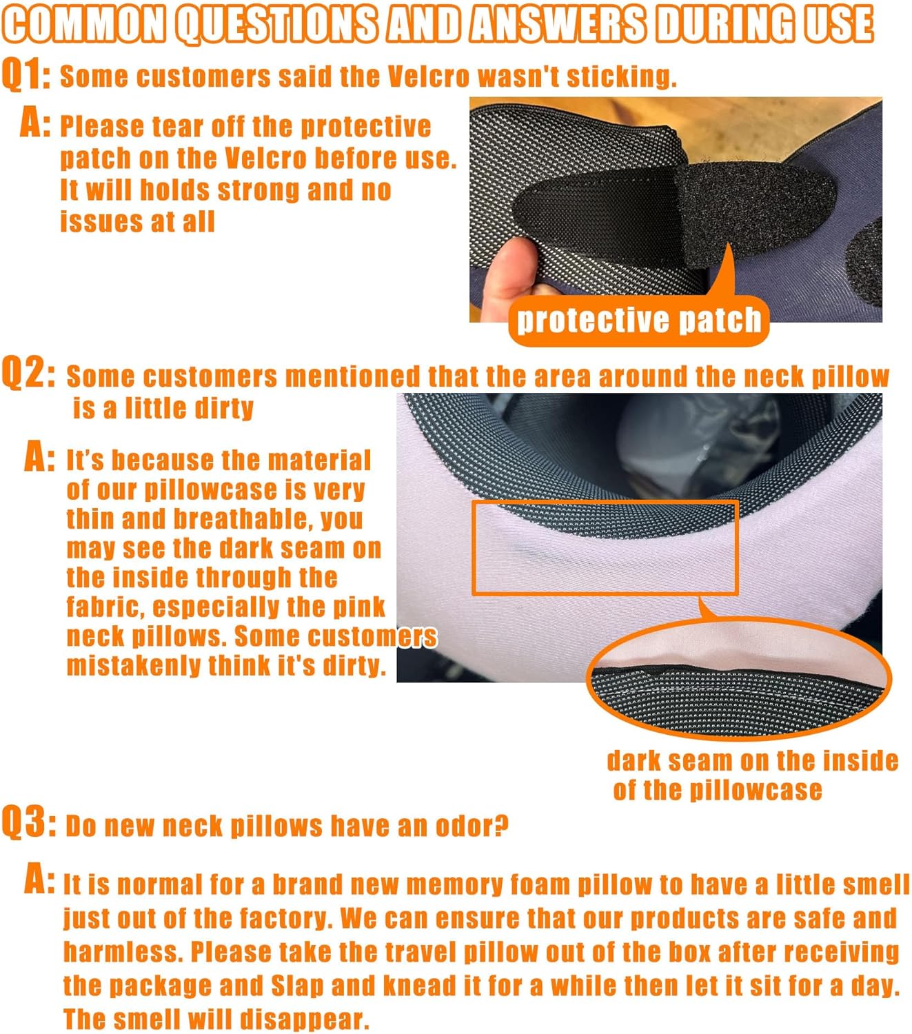 Almalls Memory Foam Travel Neck Pillow 360 Degree Support