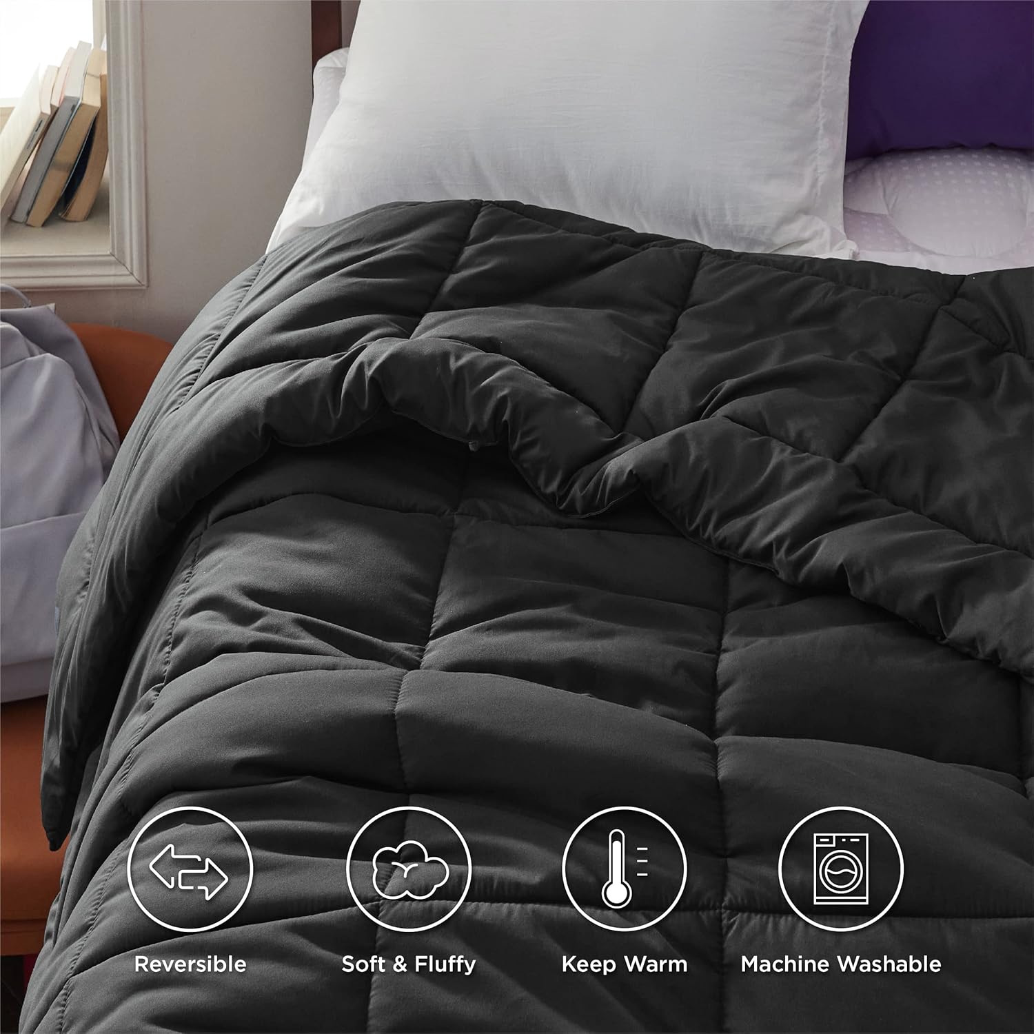 Bedsure Twin XL Comforter Duvet Insert Bundle with Sheets 1