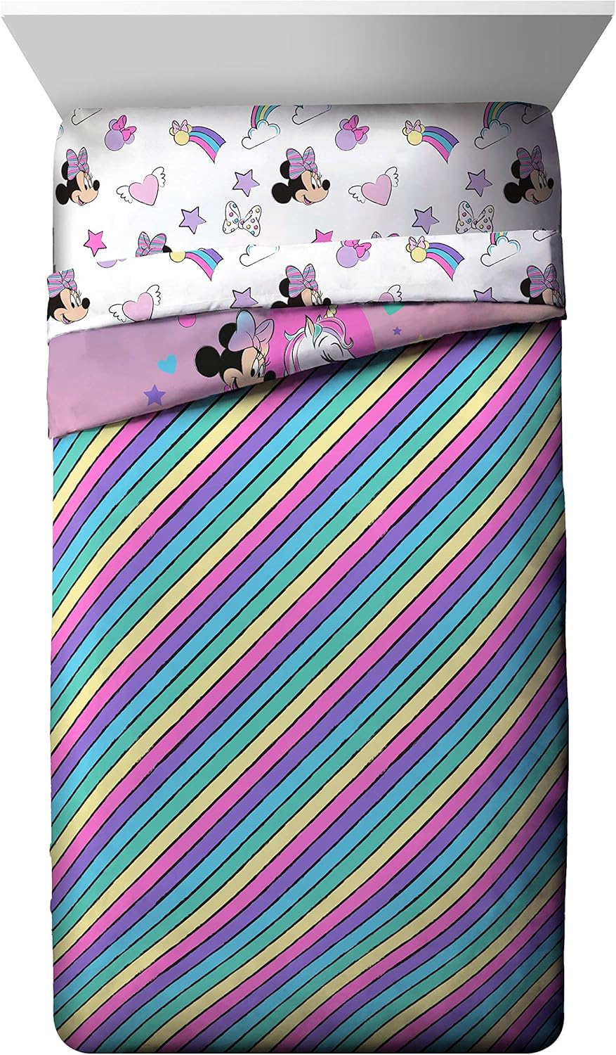 Jay Franco Disney Minnie Mouse Comforter Set 5 Piece