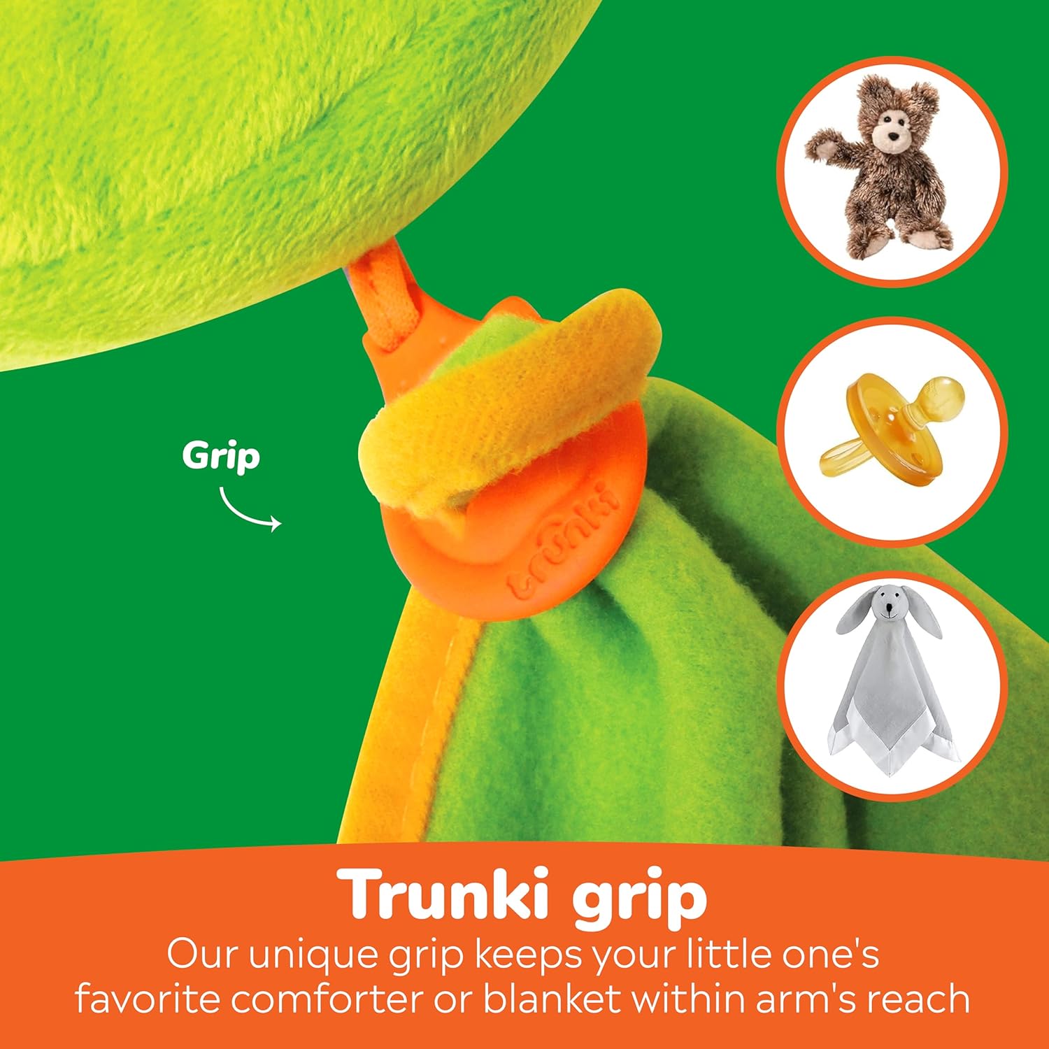 Trunki Kids Travel Neck Pillow with Dinosaur Design
