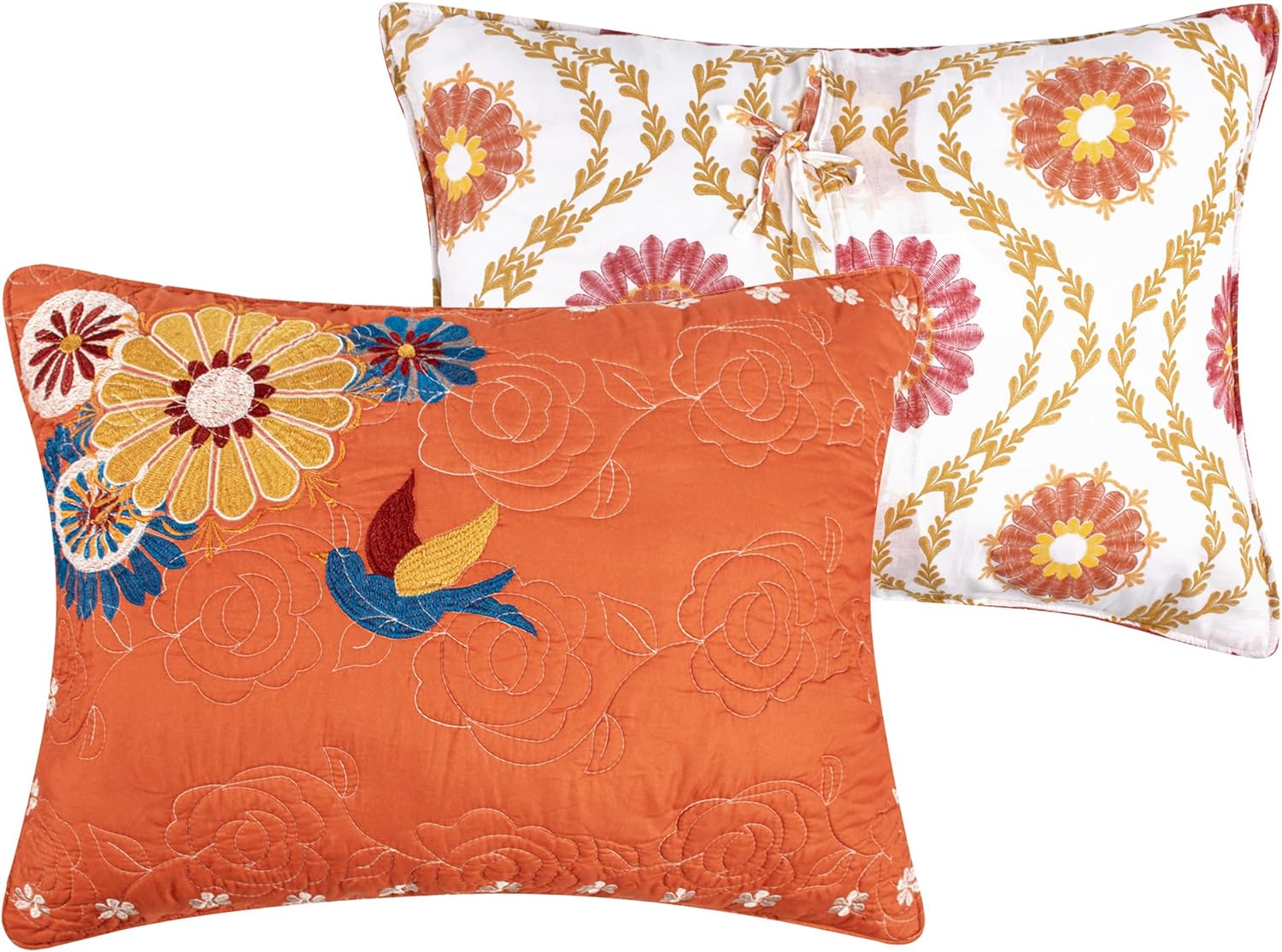 Greenland Home Barefoot Bungalow Bedspread Set 3-Piece Jumbo King Multi