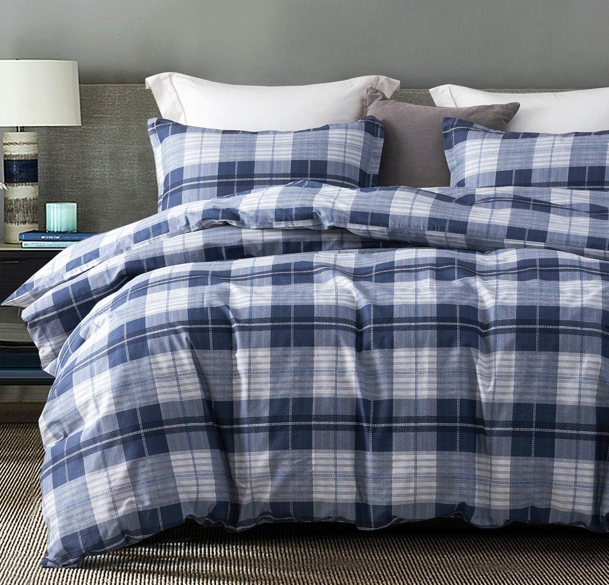 SLEEPBELLA Queen Comforter Set 3Pcs Buffalo Print