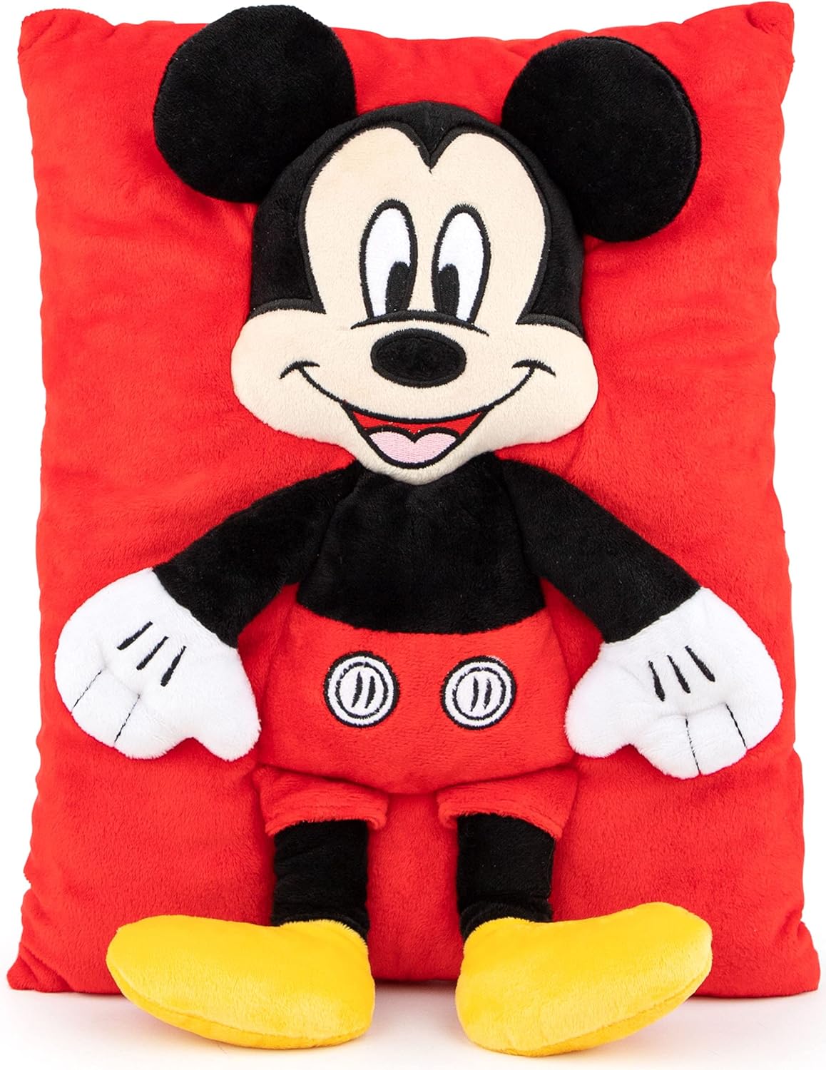 Jay Franco Disney Mickey Mouse 3D Snuggle Pillow - 15 Inches 1