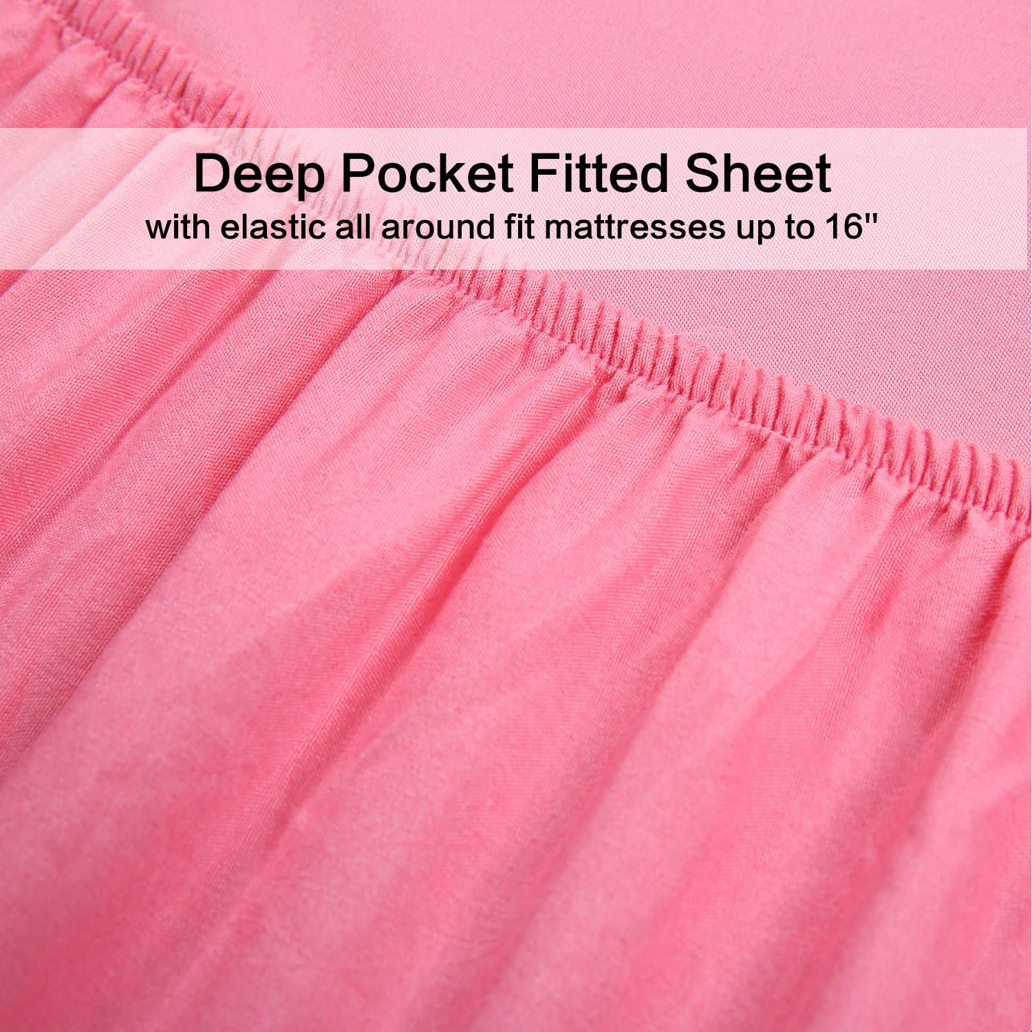 Best Season 4 Piece Full Bed Sheet Set with Deep Pockets