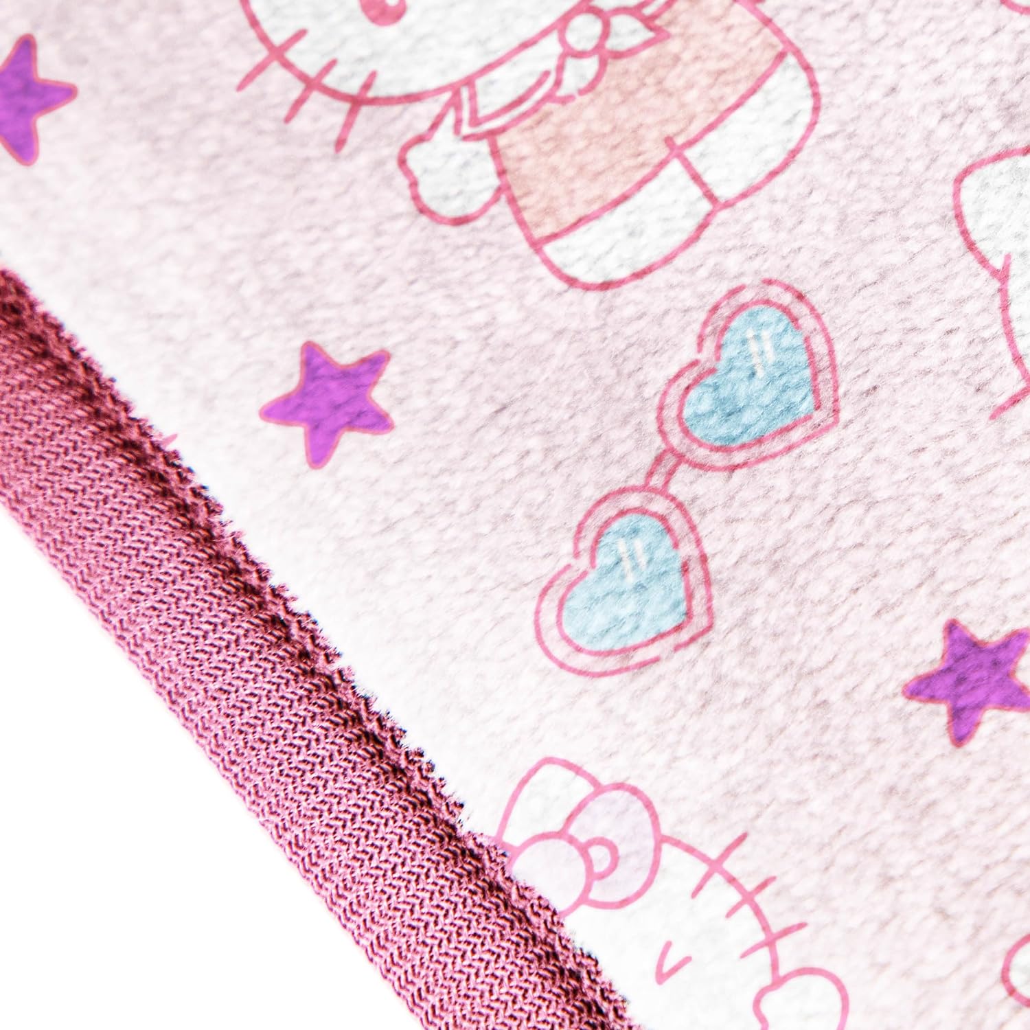 Jay Franco Hello Kitty Heart Sunglasses Throw Blanket - 60x90 Inches