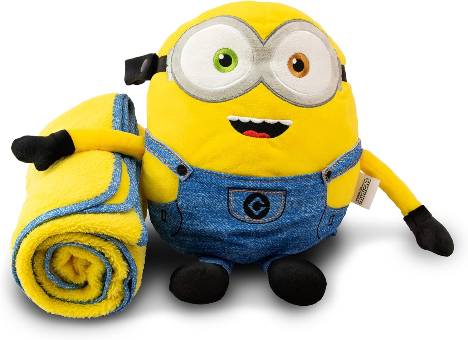 Roamwild Bob the Minion Travel Pillow and Blanket Set