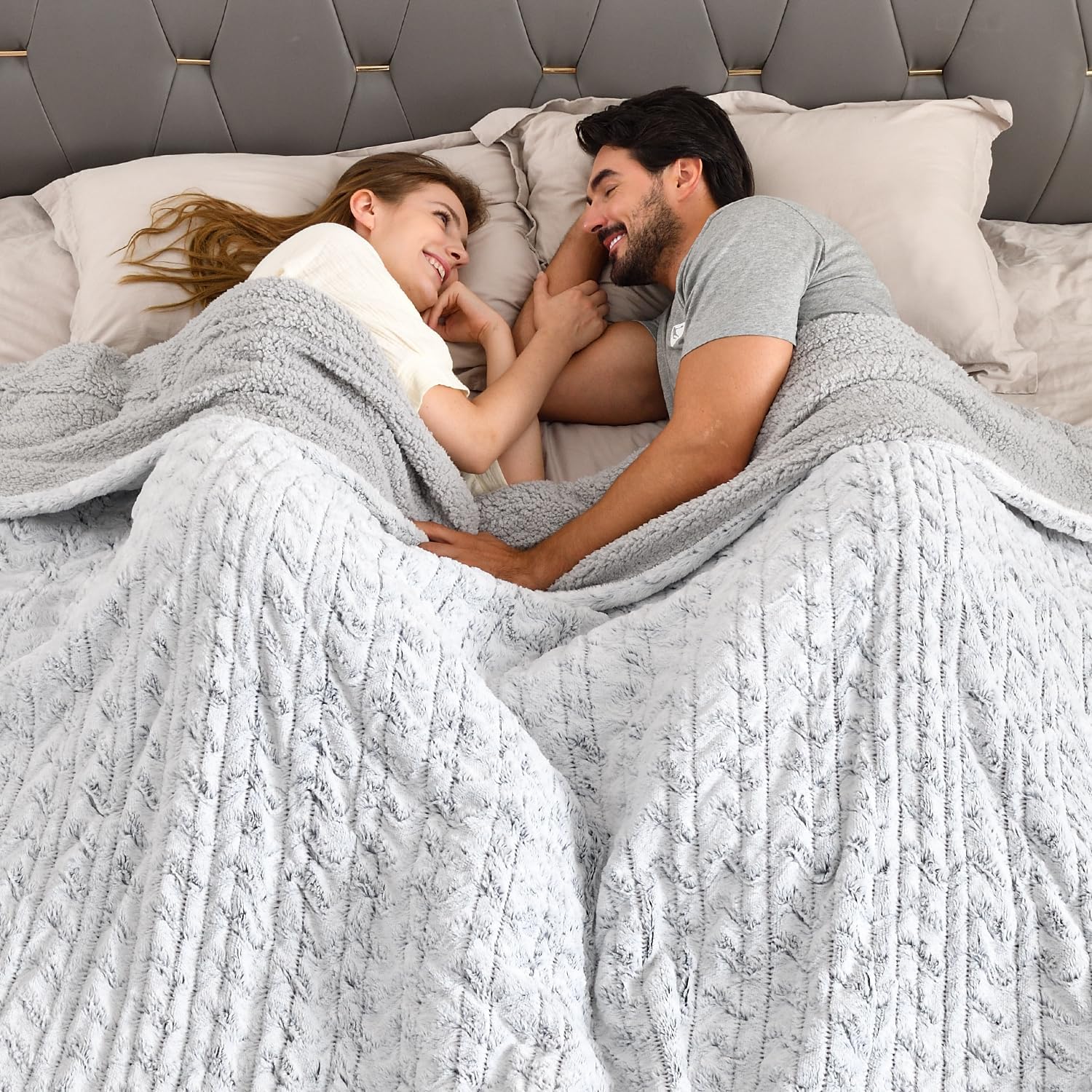 Bearhug King Size Electric Blanket with Dual Controllers