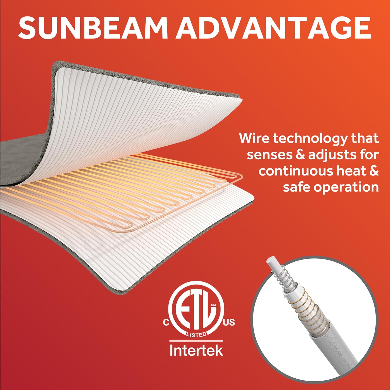 Sunbeam Smart Wi-Fi Heated Blanket with 10 Heat Settings