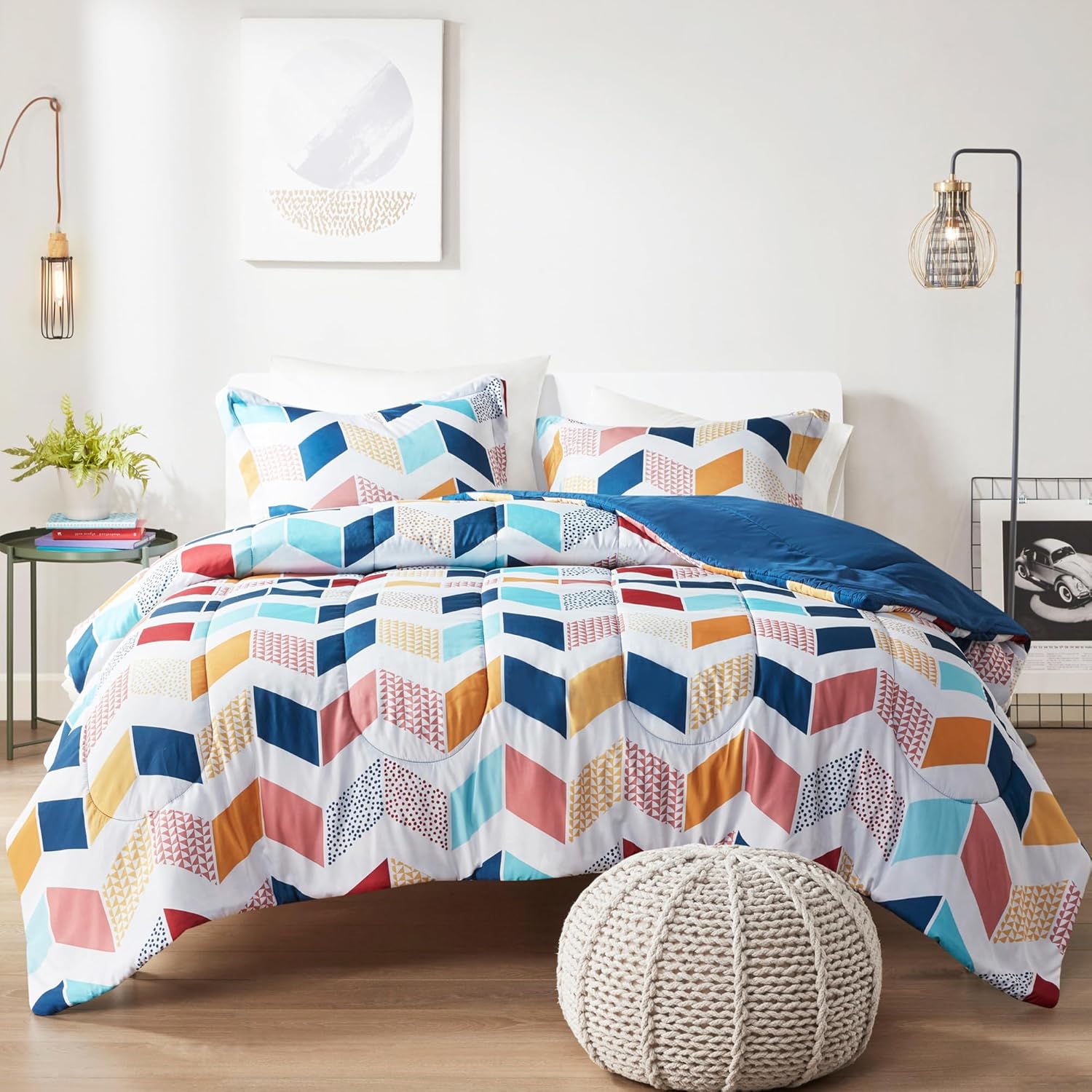 Comfort Spaces Ruching Comforter Set Twin Twin XL