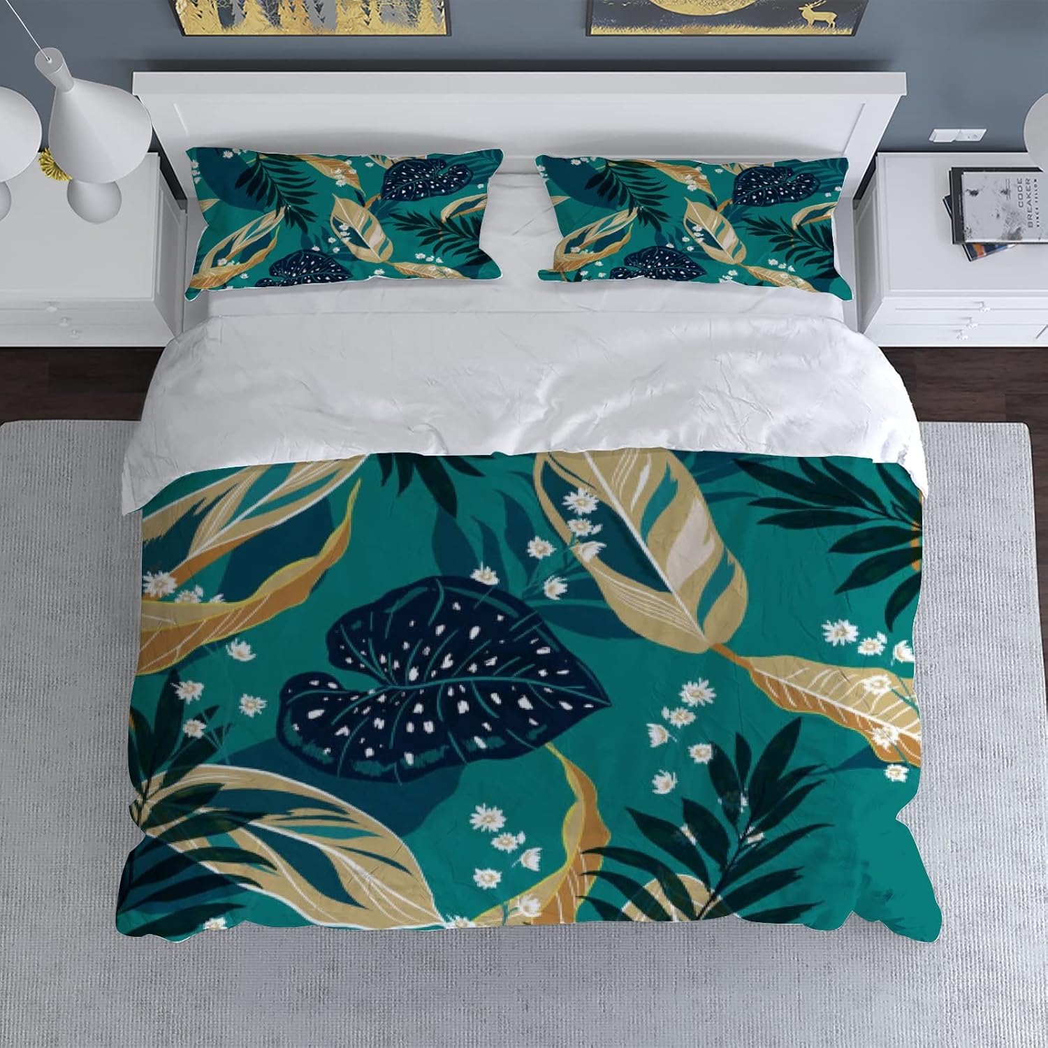 Hapuxt Home Duvet Cover Set 3pcs California King