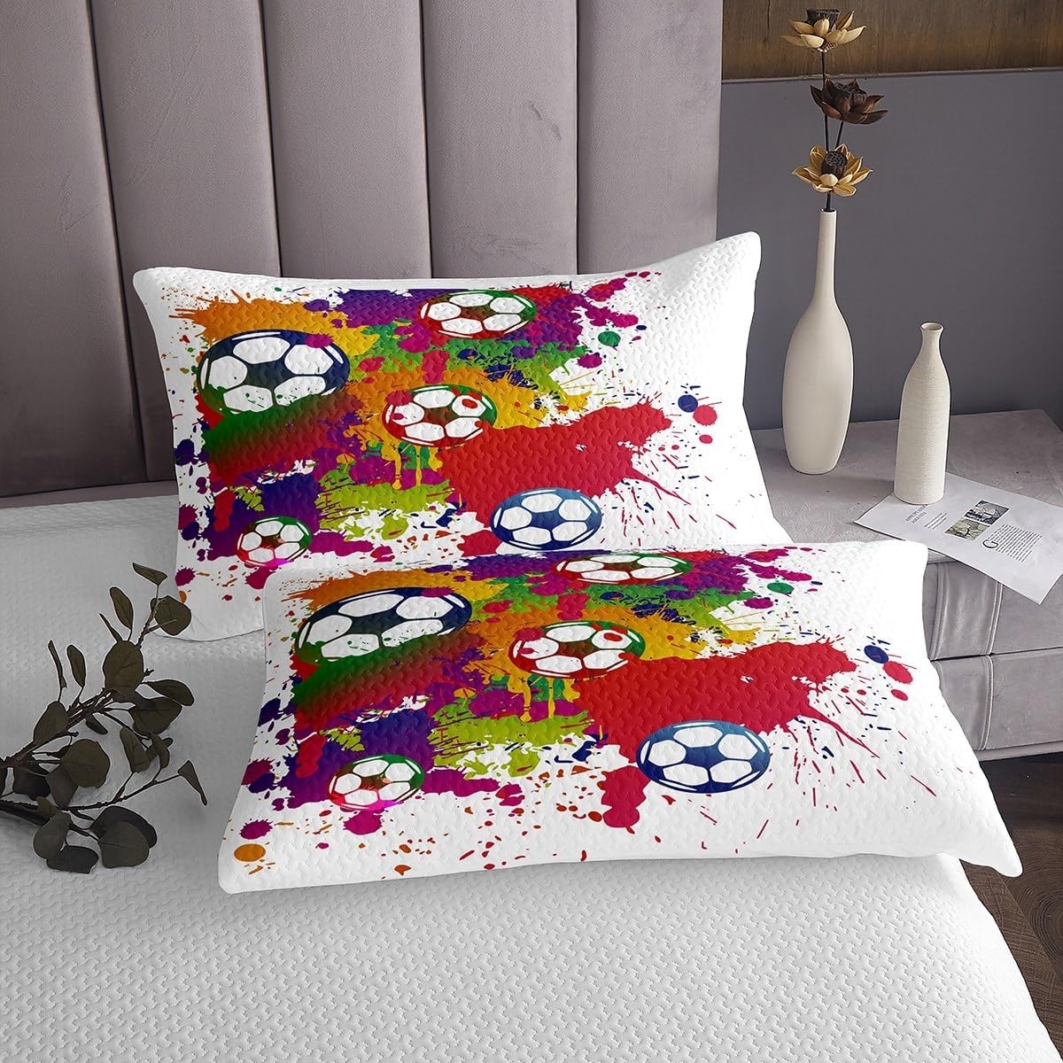 Feelyou Football Coverlet Set for Kids