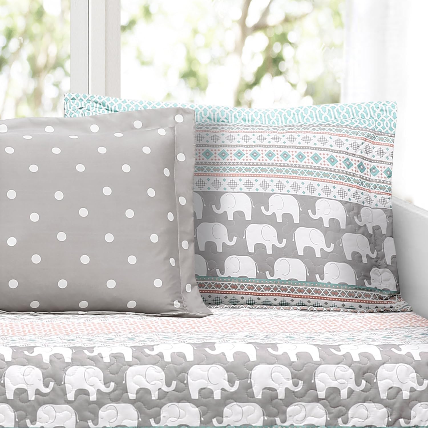 Lush Decor 6-Piece Daybed Set with Elephant Print