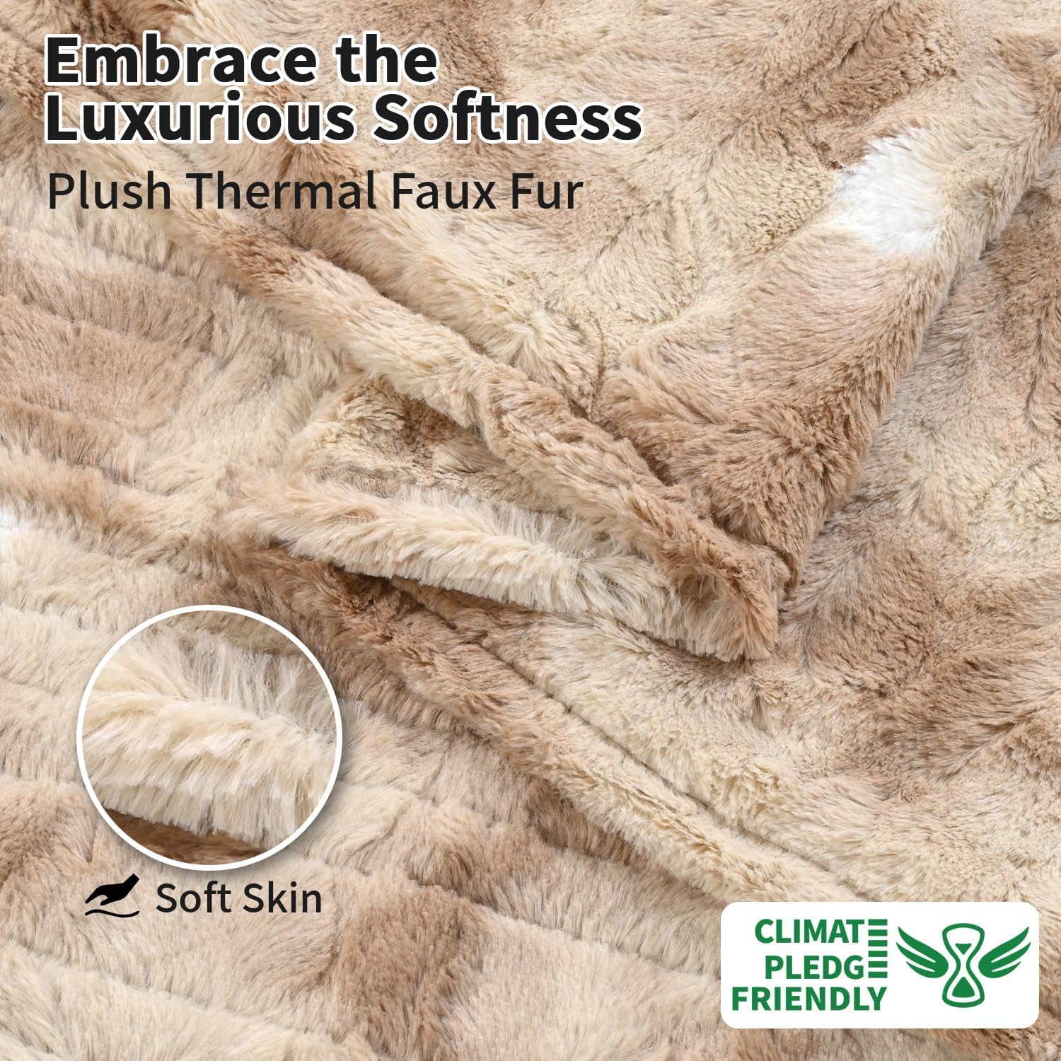 Fantico Electric Blanket Queen Size with Dual Control 1
