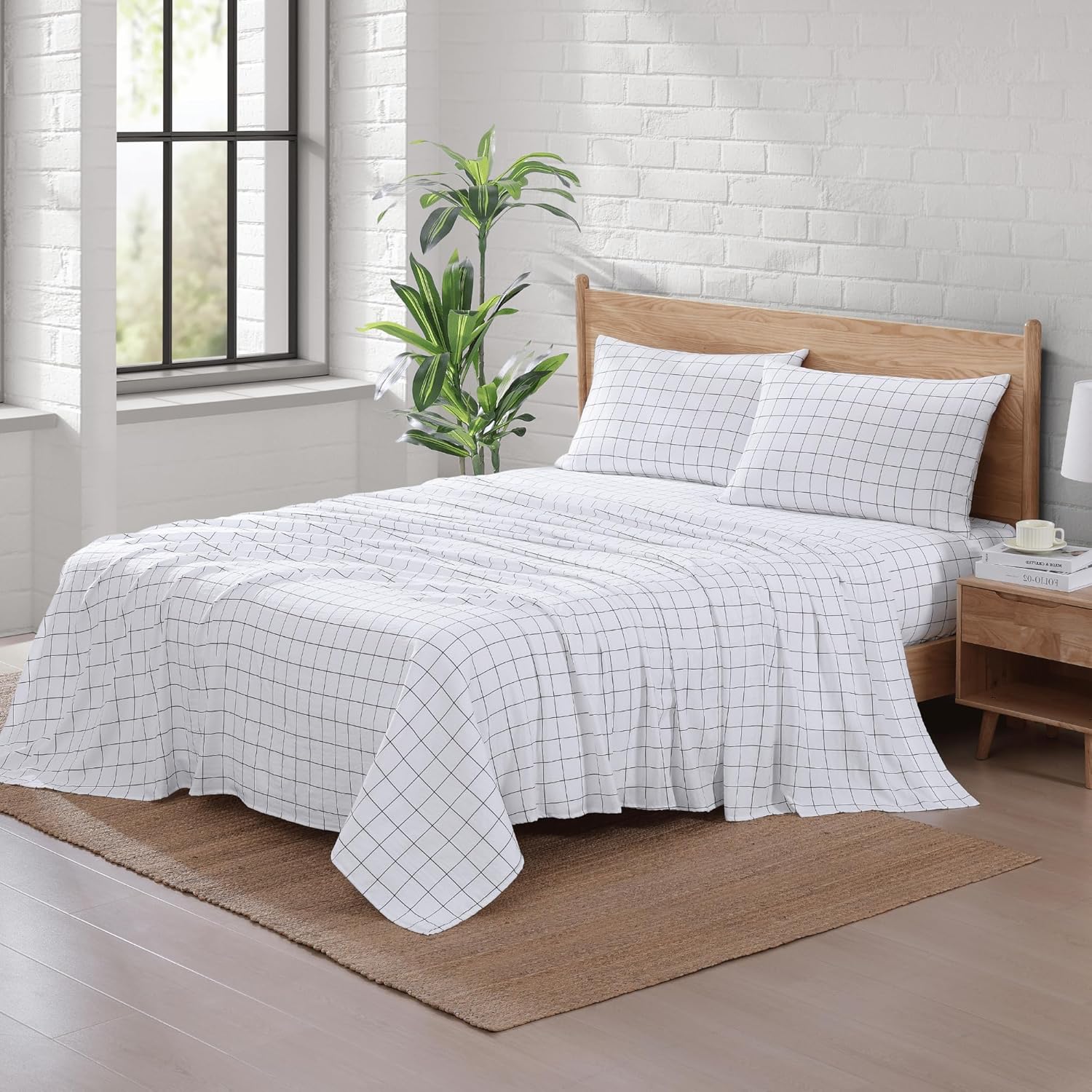 Casa Platino Full Bed Sheet Set with Deep Pockets