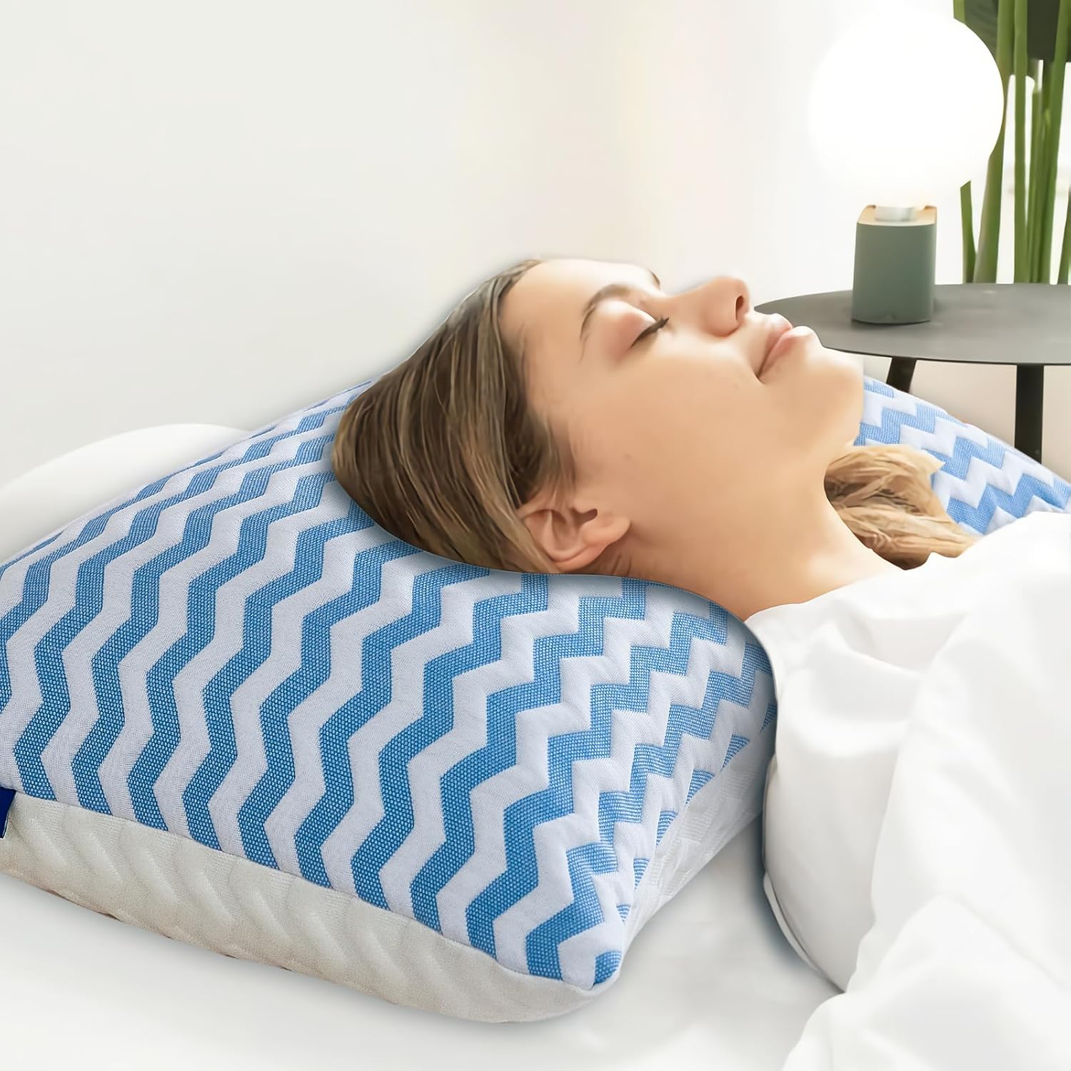 Suhedy Queen Size Adjustable Cooling Pillow