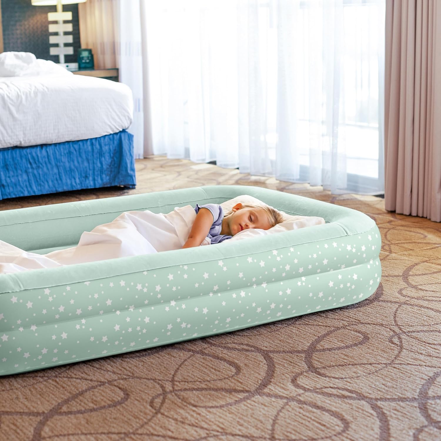 Intex 66810EP Kidz Travel Bed with Electric Pump and Carry Bag