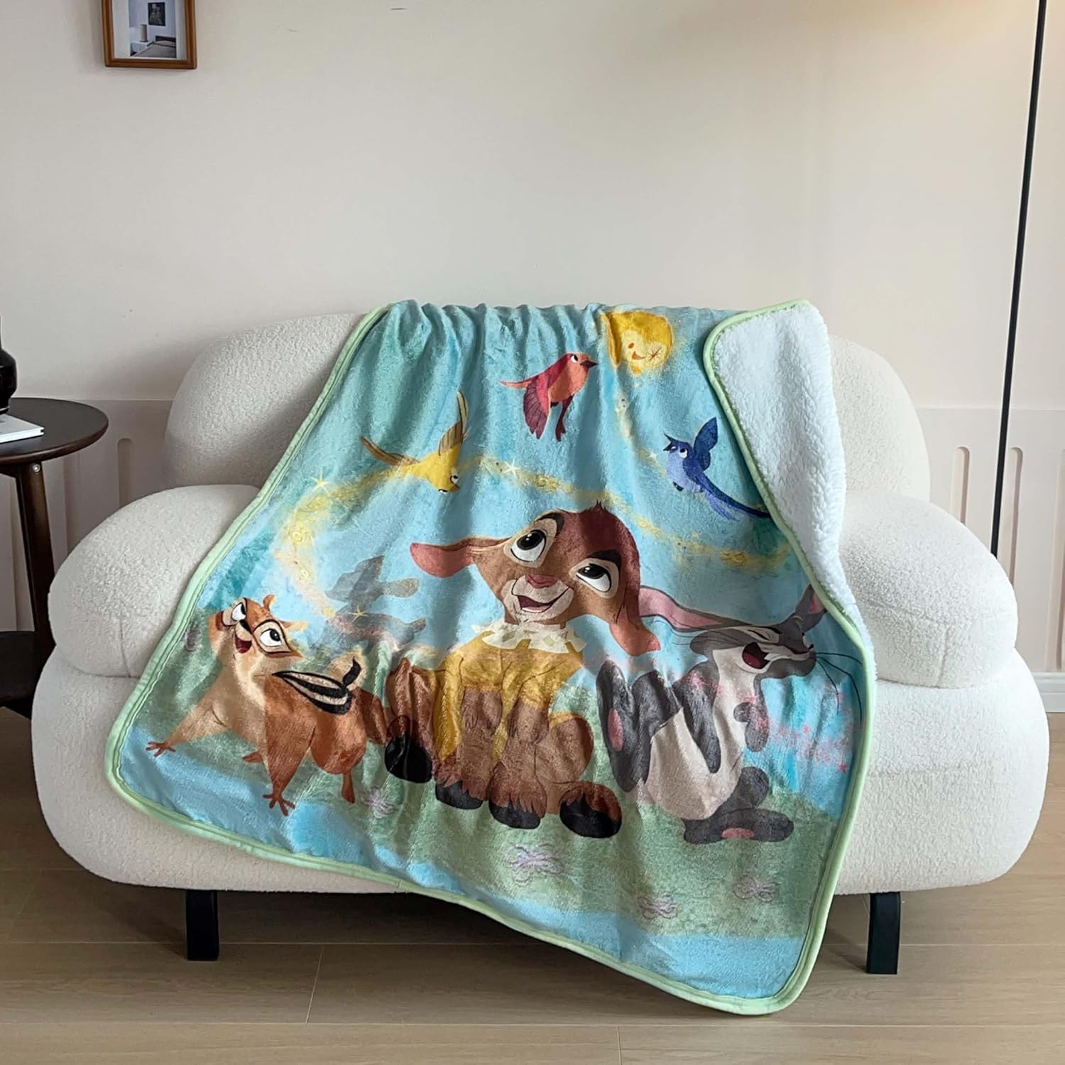 Northwest Disney Wish Silk Touch Sherpa Throw Blanket - 40 x 50 Inches