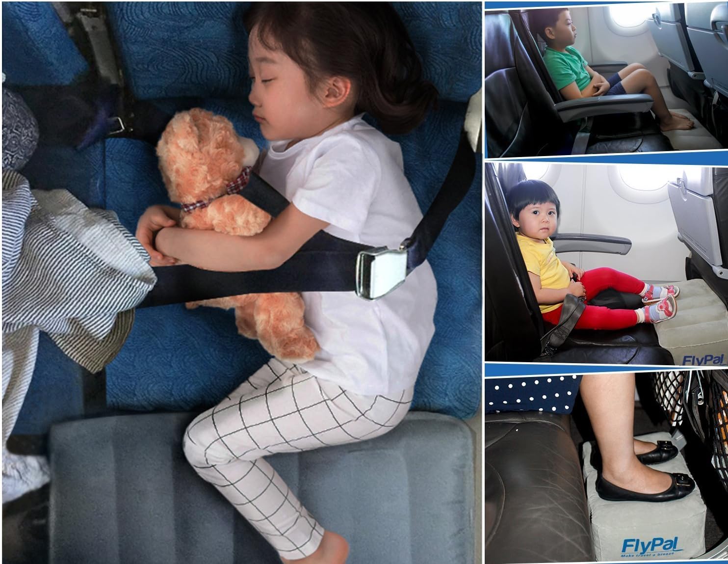 Flypal Inflatable Foot Rest for Travel and Home 1