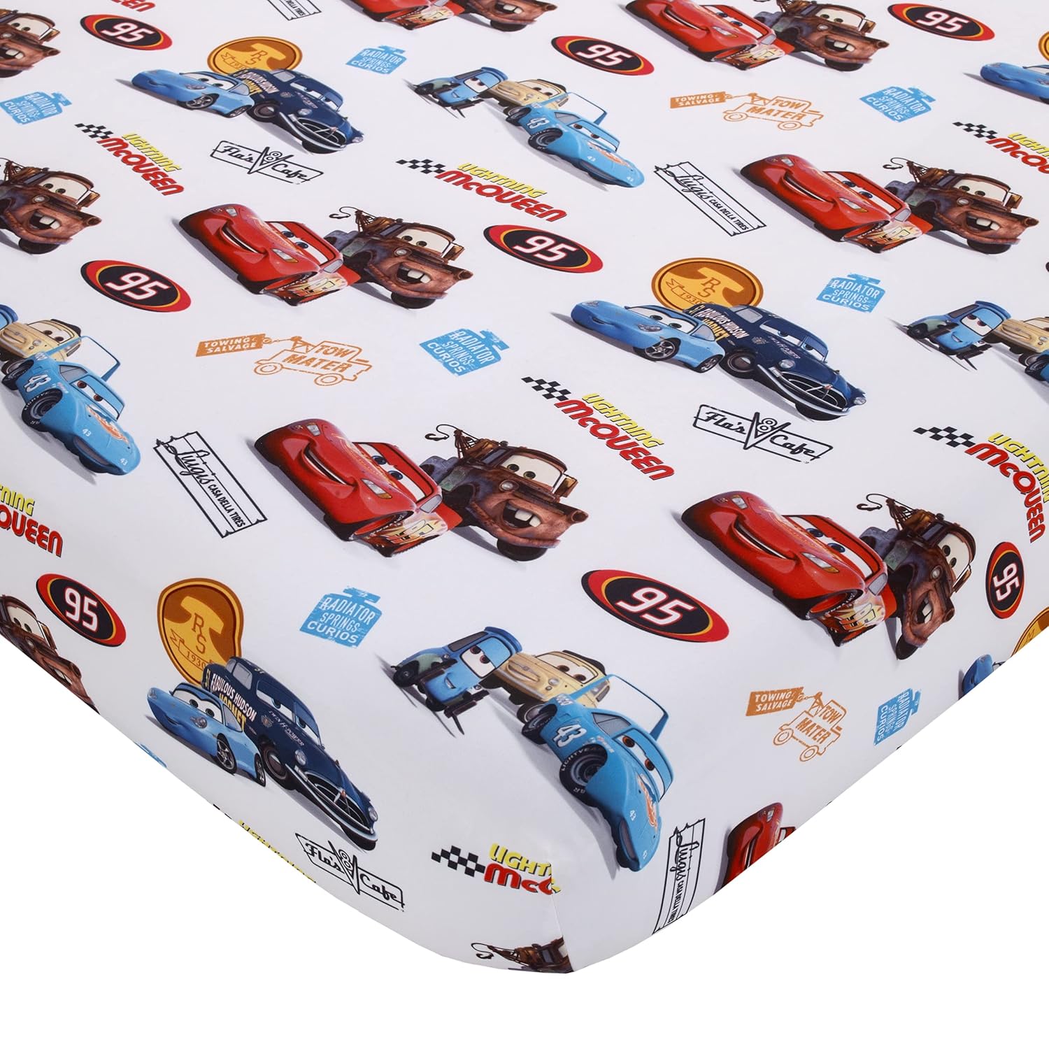 NoJo Disney Cars Toddler Bed Set 4 Piece