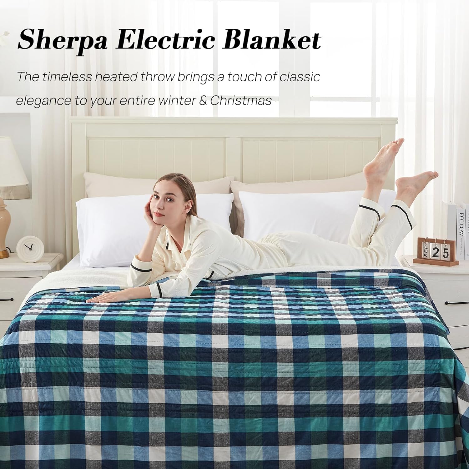 Westinghouse Electric Blanket Queen Size with 10 Heating Levels