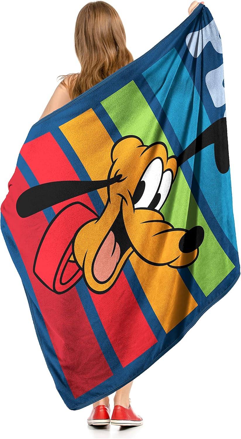 Northwest Pluto Stripes Micro Raschel Throw Blanket 46 x 60