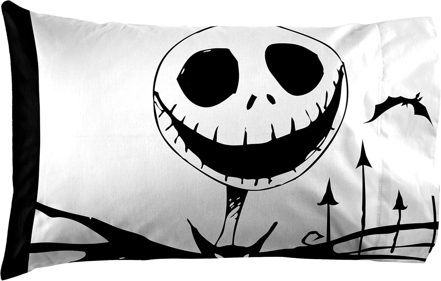 Jay Franco Nightmare Before Christmas Pillowcase - Double-Sided Kids Super Soft Bedding