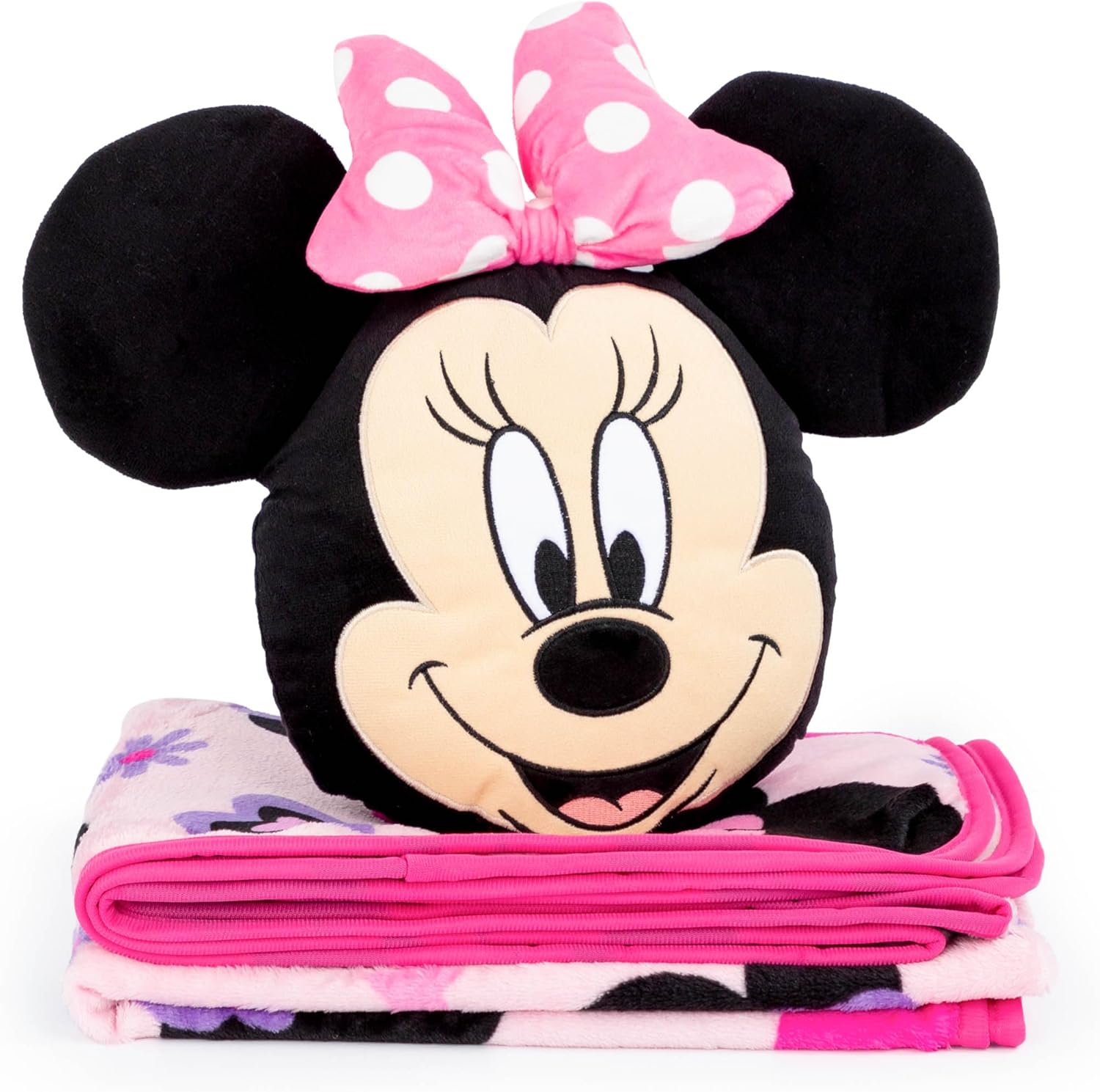 Jay Franco Disney Minnie Mouse Throw Pillow Set 1