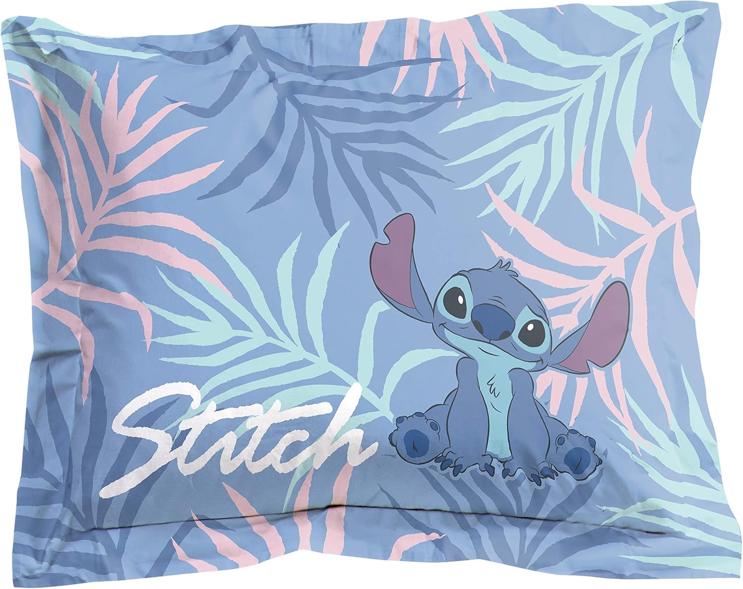 Jay Franco Disney Lilo Stitch Comforter Set - Reversible Microfiber