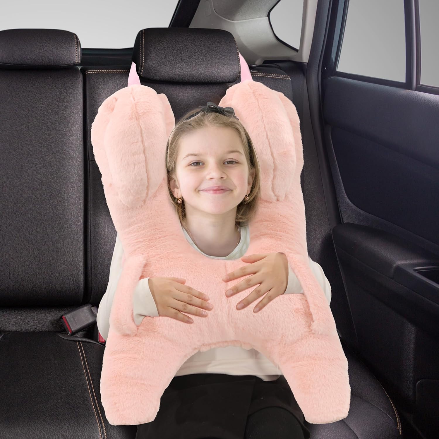 ROYALAY Kids Car Pillow with Handles and Head Support 1