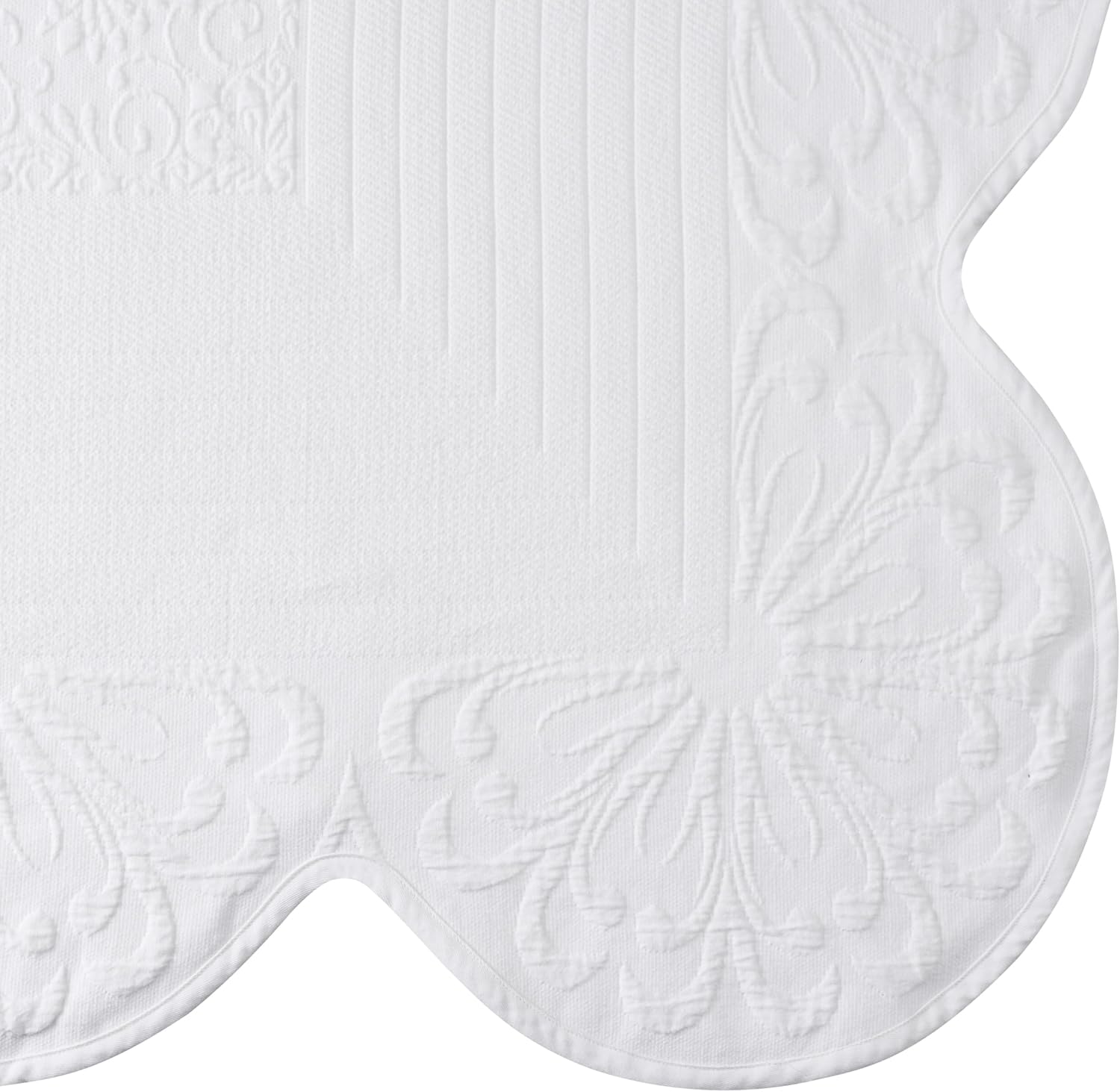 Charleston Estate Floral Matelasse Coverlet 100 Cotton