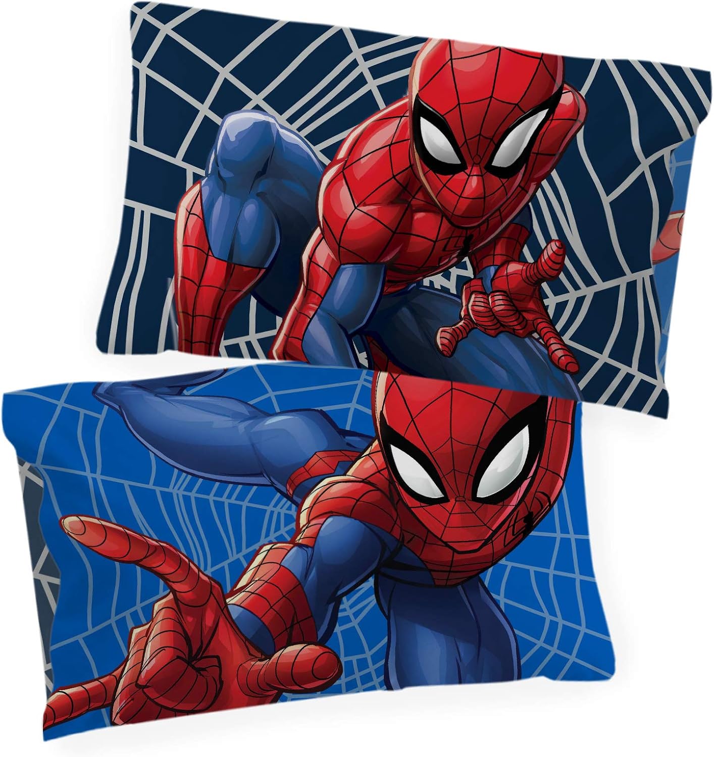 Jay Franco Marvel Spiderman Web Sides 1 Single Reversible Pillowcase