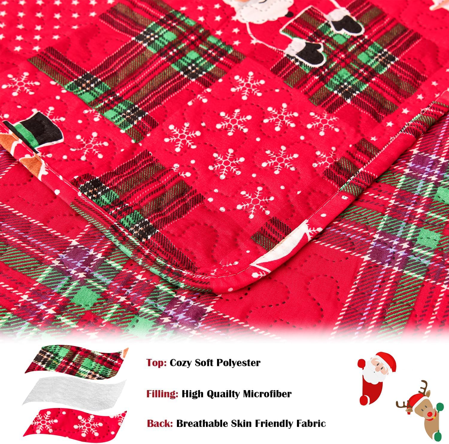 Jarson 3-Piece Christmas Daybed Cover Set Red