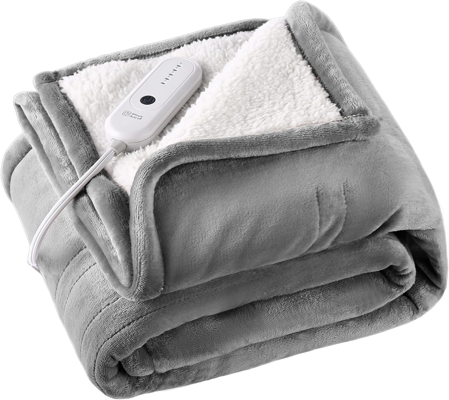 ESTINGO Heated Throw Blanket 50x60 5 Heat Levels 4H Auto Off