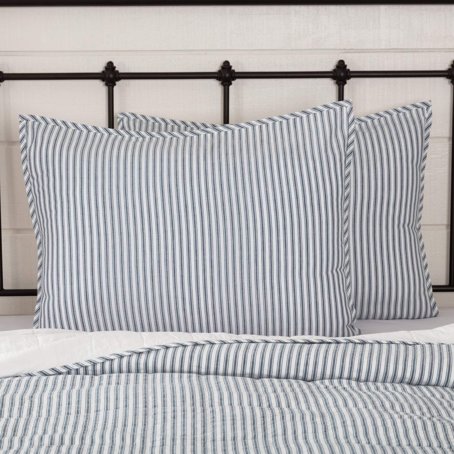 VHC Brands Sawyer Mill Blue Standard Sham 21x27 1