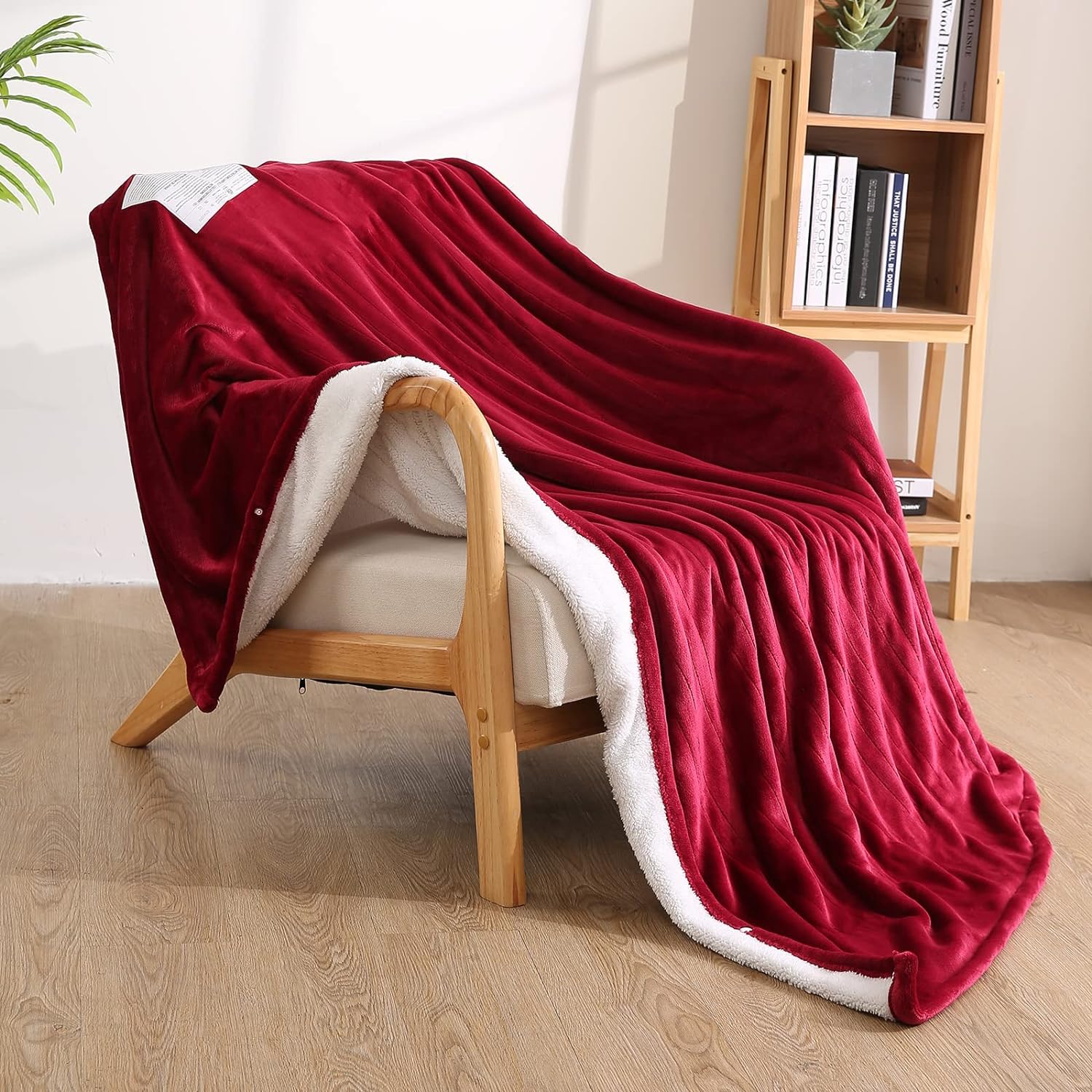 CURECURE 50 x 60 Electric Heated Throw Blanket