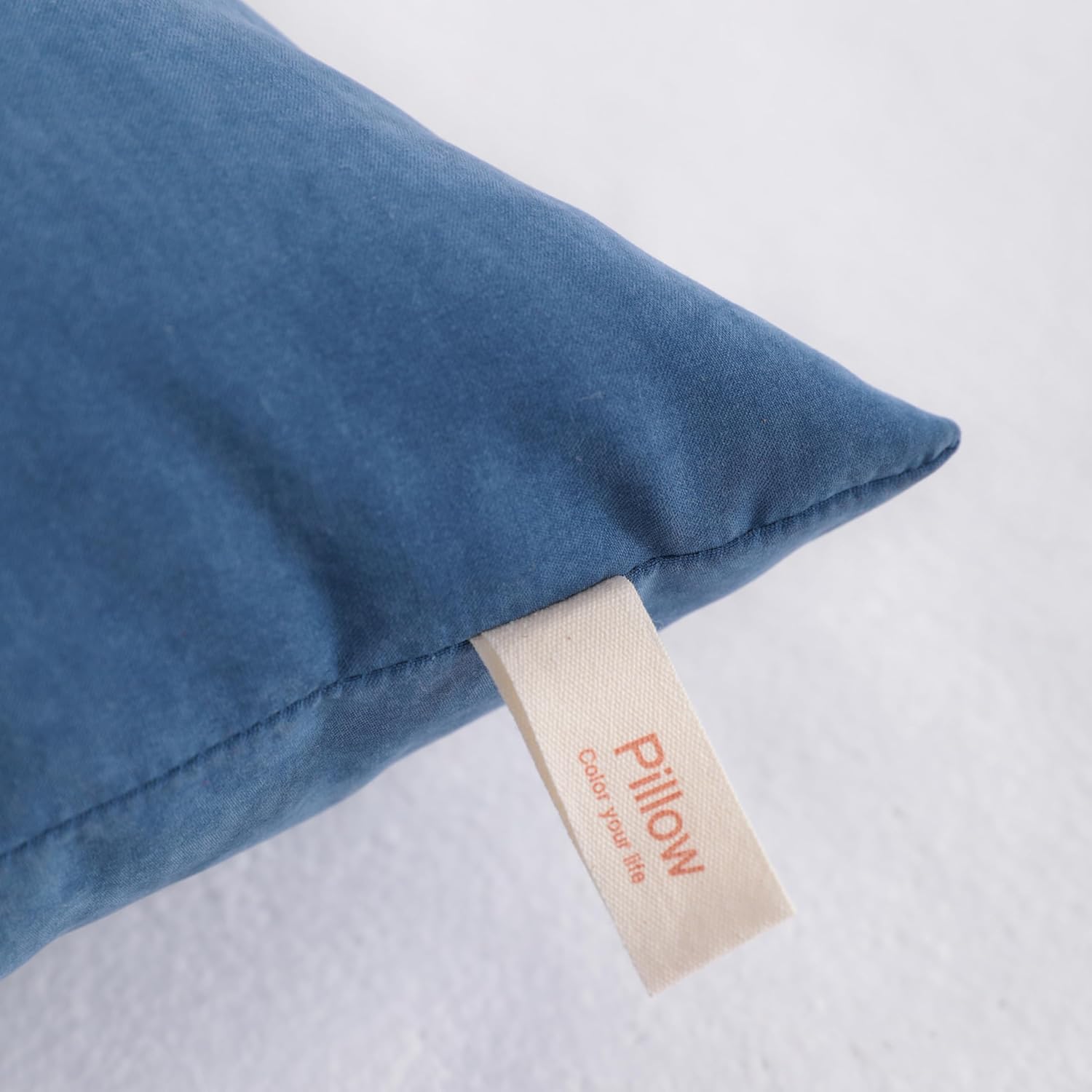 NTBAY Toddler Travel Pillow - 13x18 Denim Blue