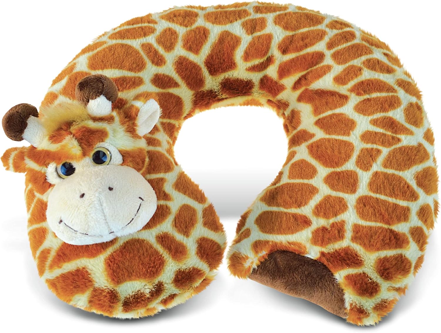 DolliBu Giraffe Plush Neck Pillow for Kids
