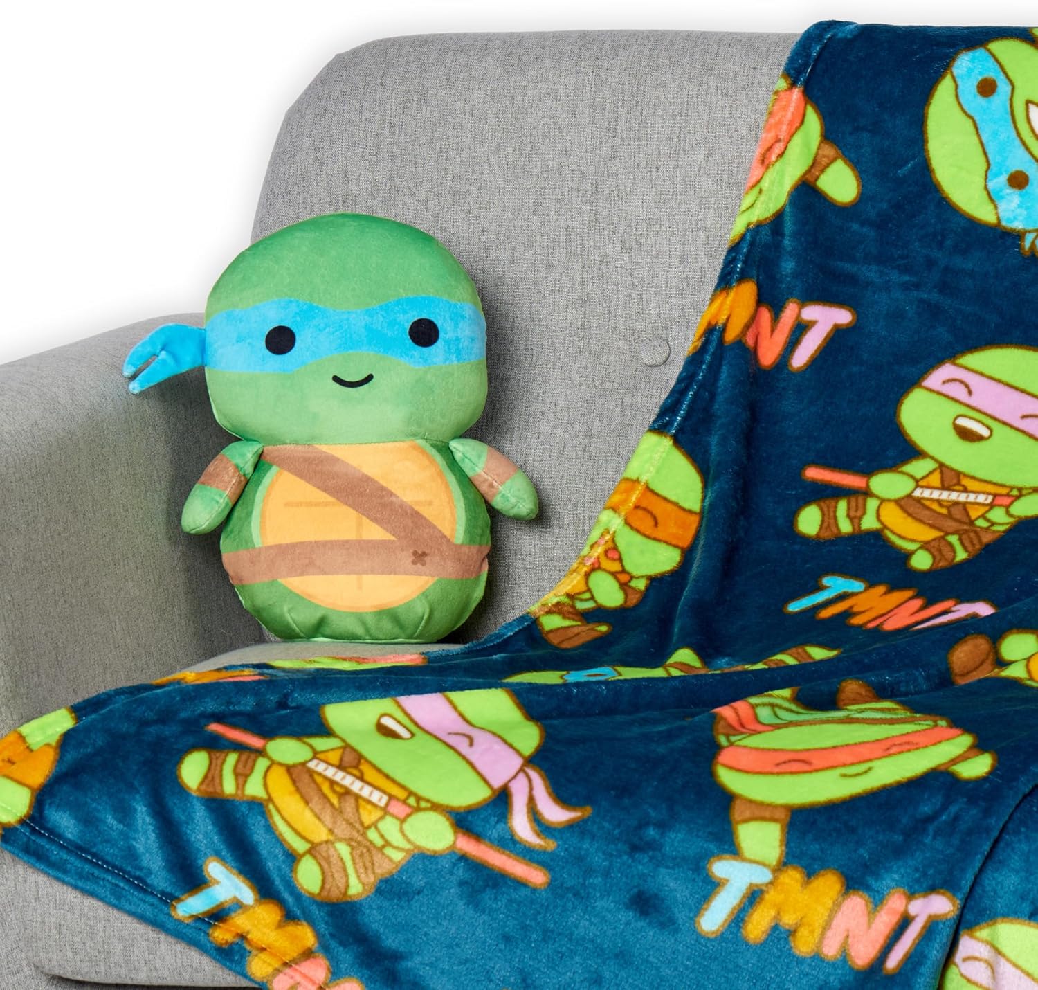 NORTHWEST Teenage Mutant Ninja Turtles Throw and Hugger Set 50 x 60 Inches