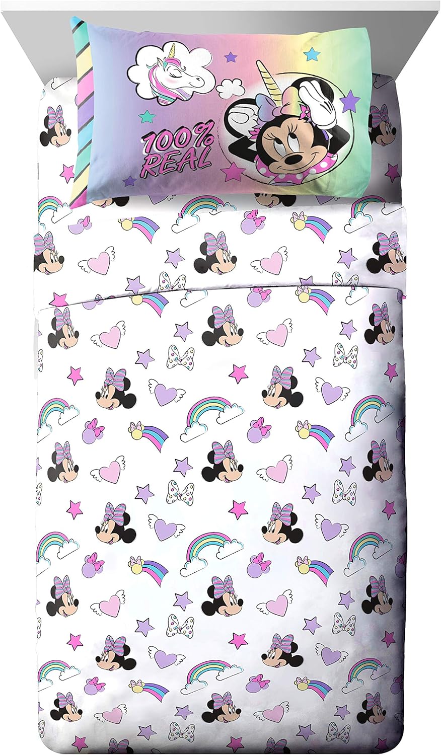 Jay Franco Disney Minnie Mouse Comforter Set 5 Piece