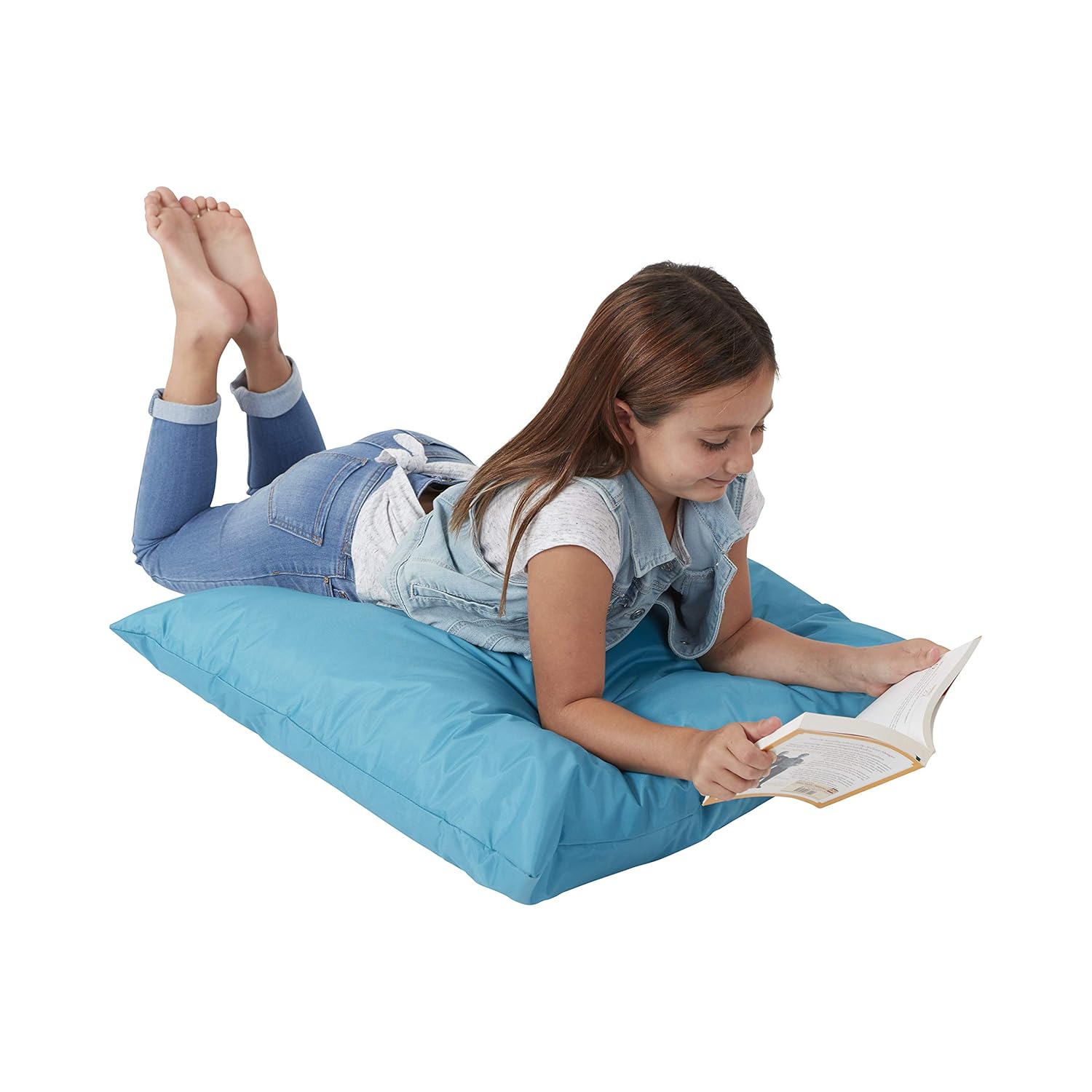 ECR4Kids Jumbo Floor Pillow Turquoise 27in