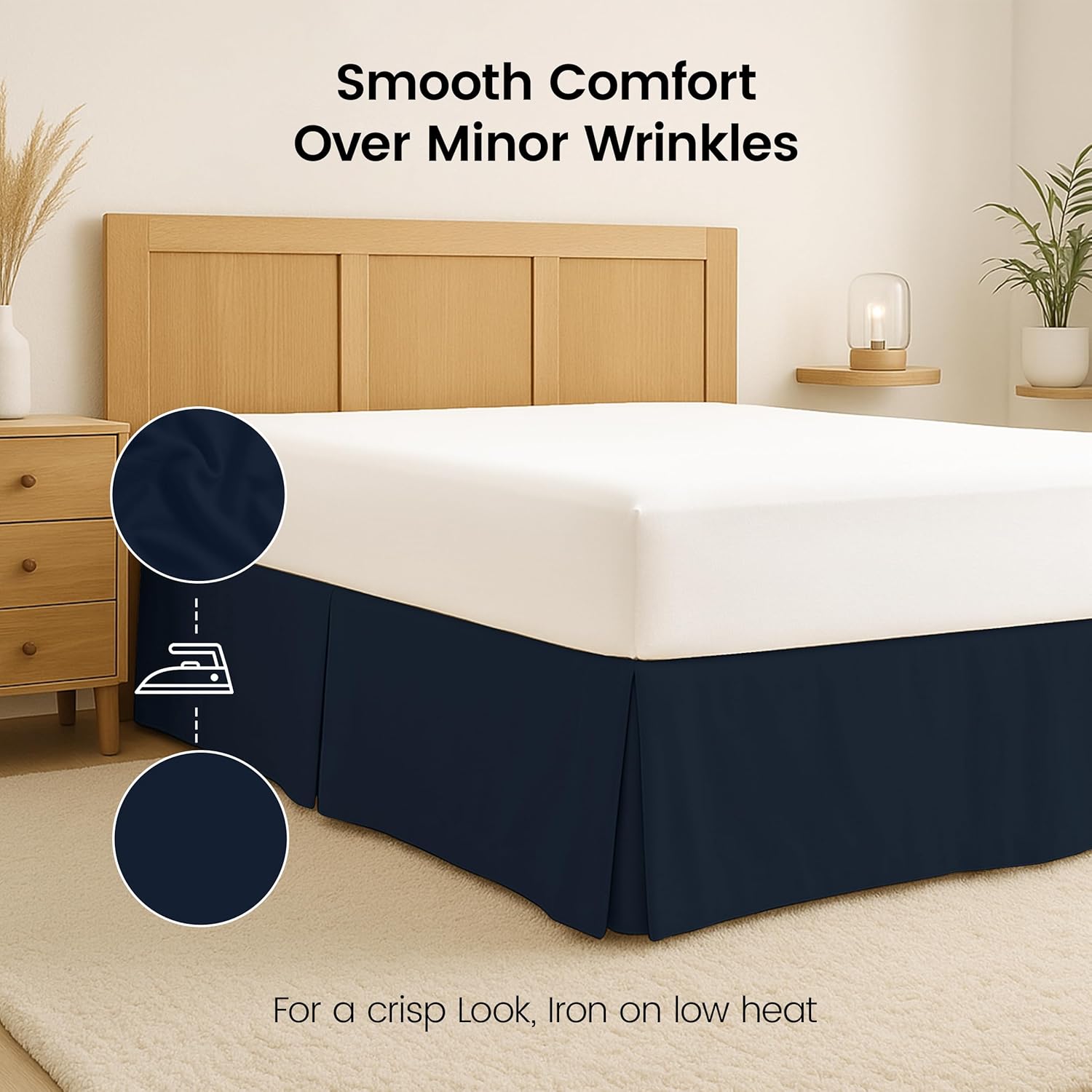 Utopia Bedding Twin Bed Skirting - Soft Quadruple Pleated Ruffle