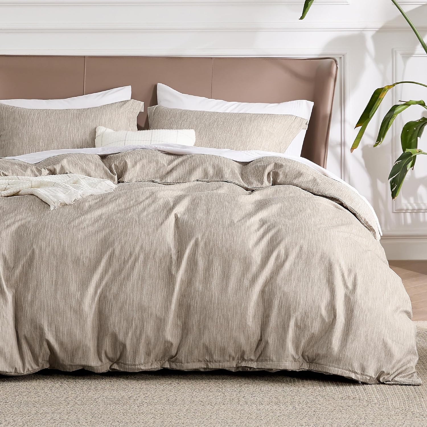 Bedsure Duvet Cover Set for Kids - 3 Piece Zipper Closure