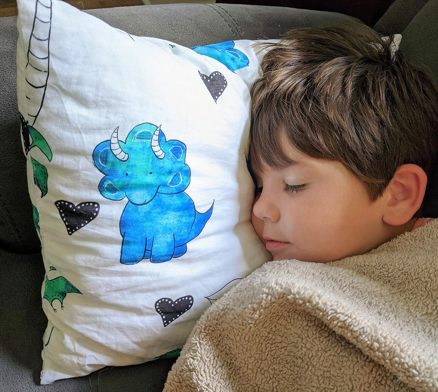 JumpOff Jo Dinosaur Travel Pillow for Kids